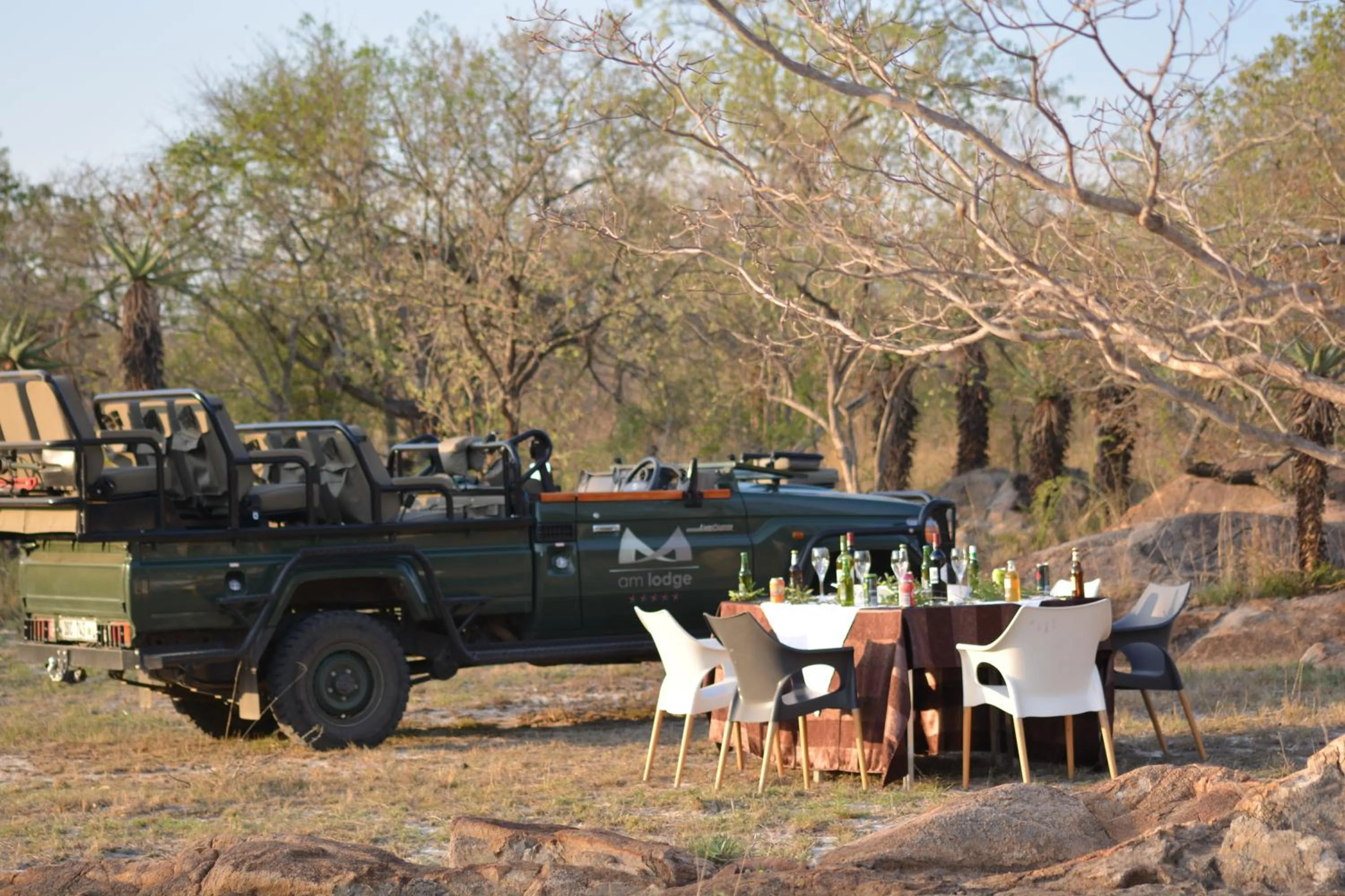Lunch in AM Lodge - Hoedspruit
