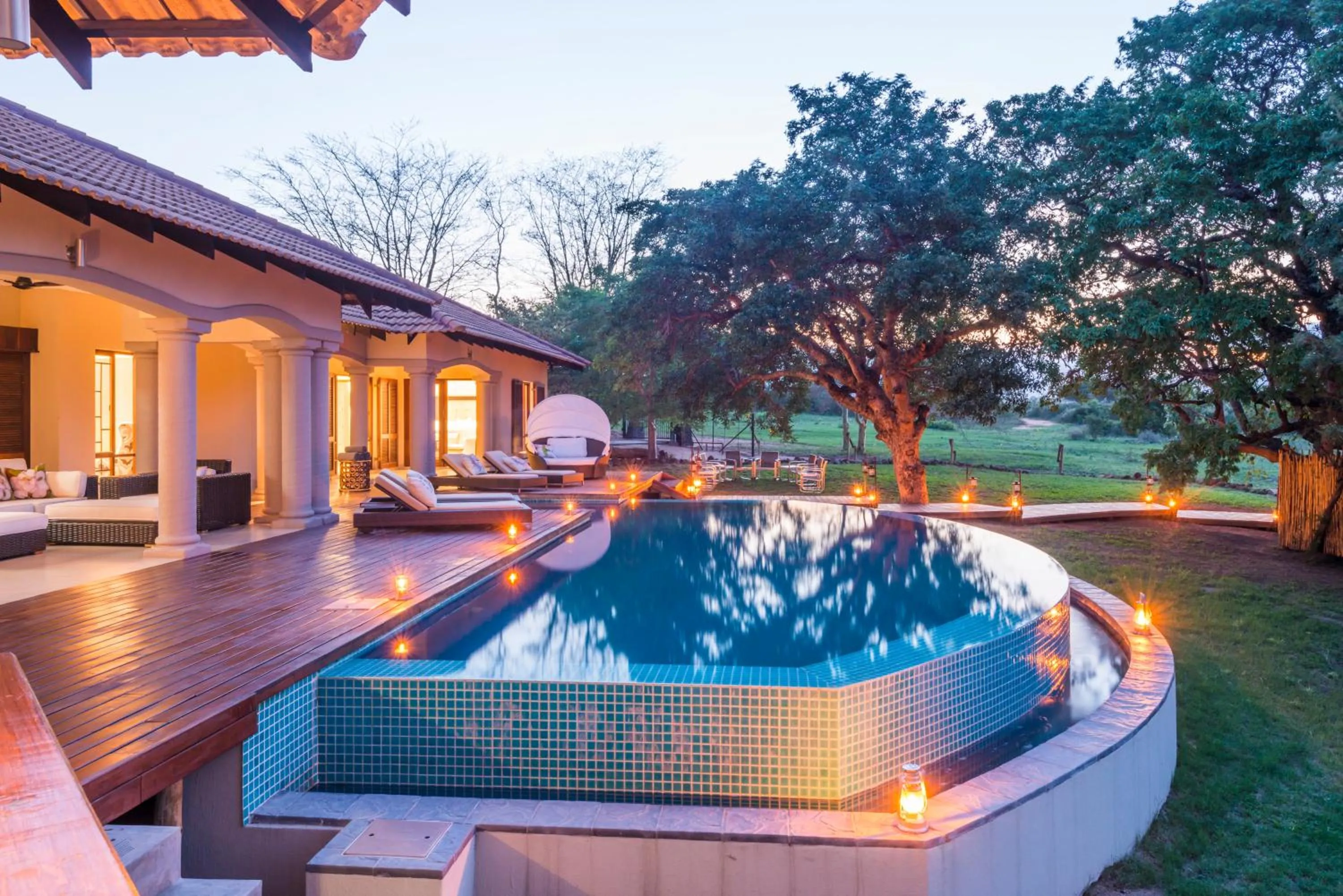 Patio in AM Lodge - Hoedspruit