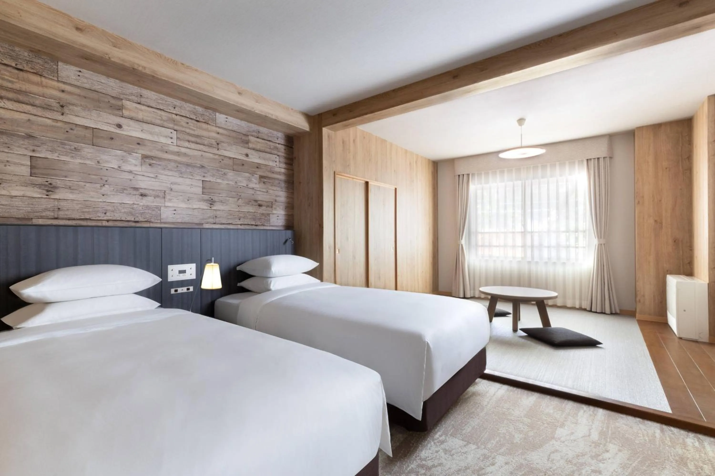Photo of the whole room, Bed in Courtyard by Marriott Hakuba