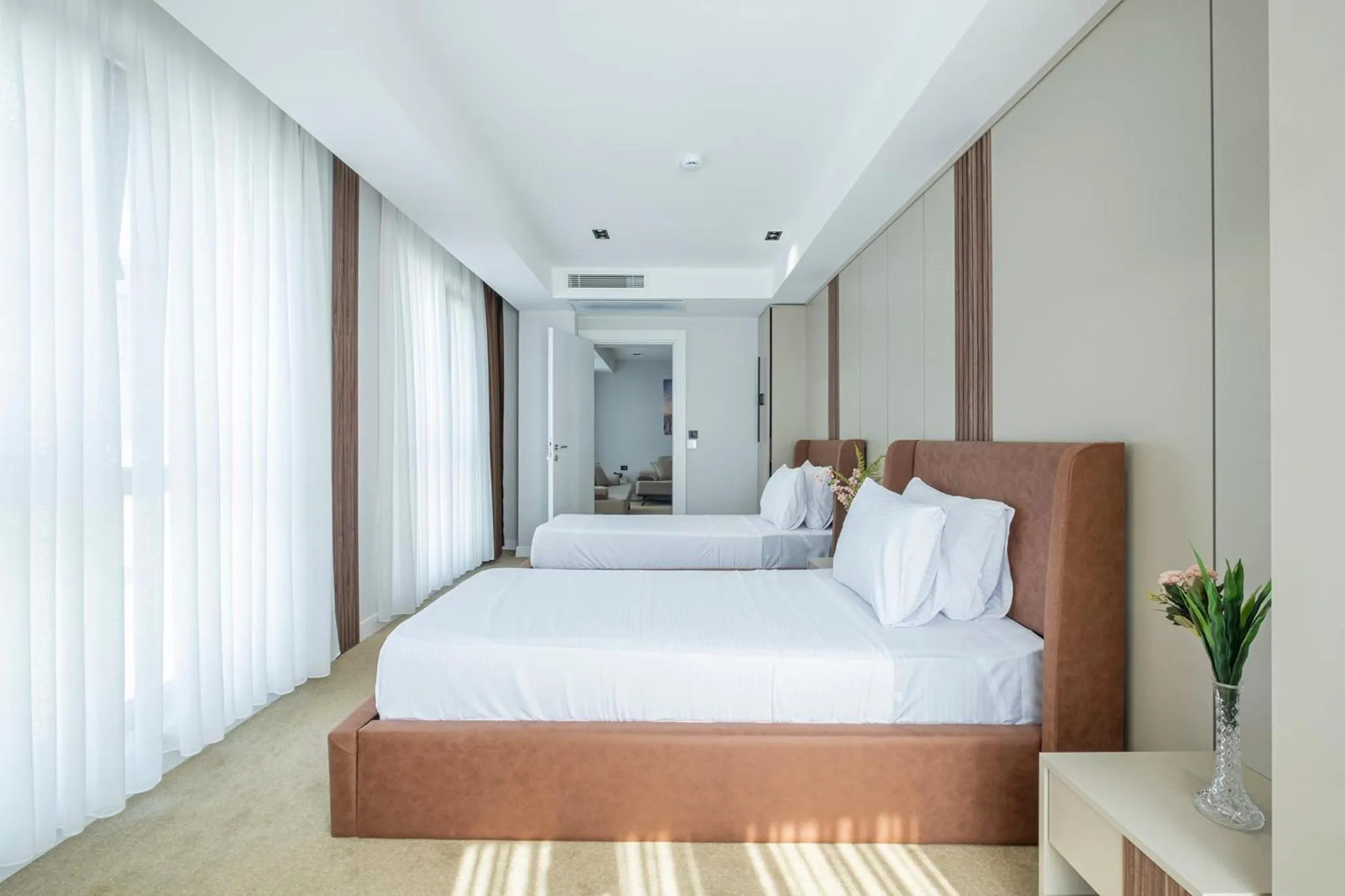 Bed in Euphrates Hotel Bursa