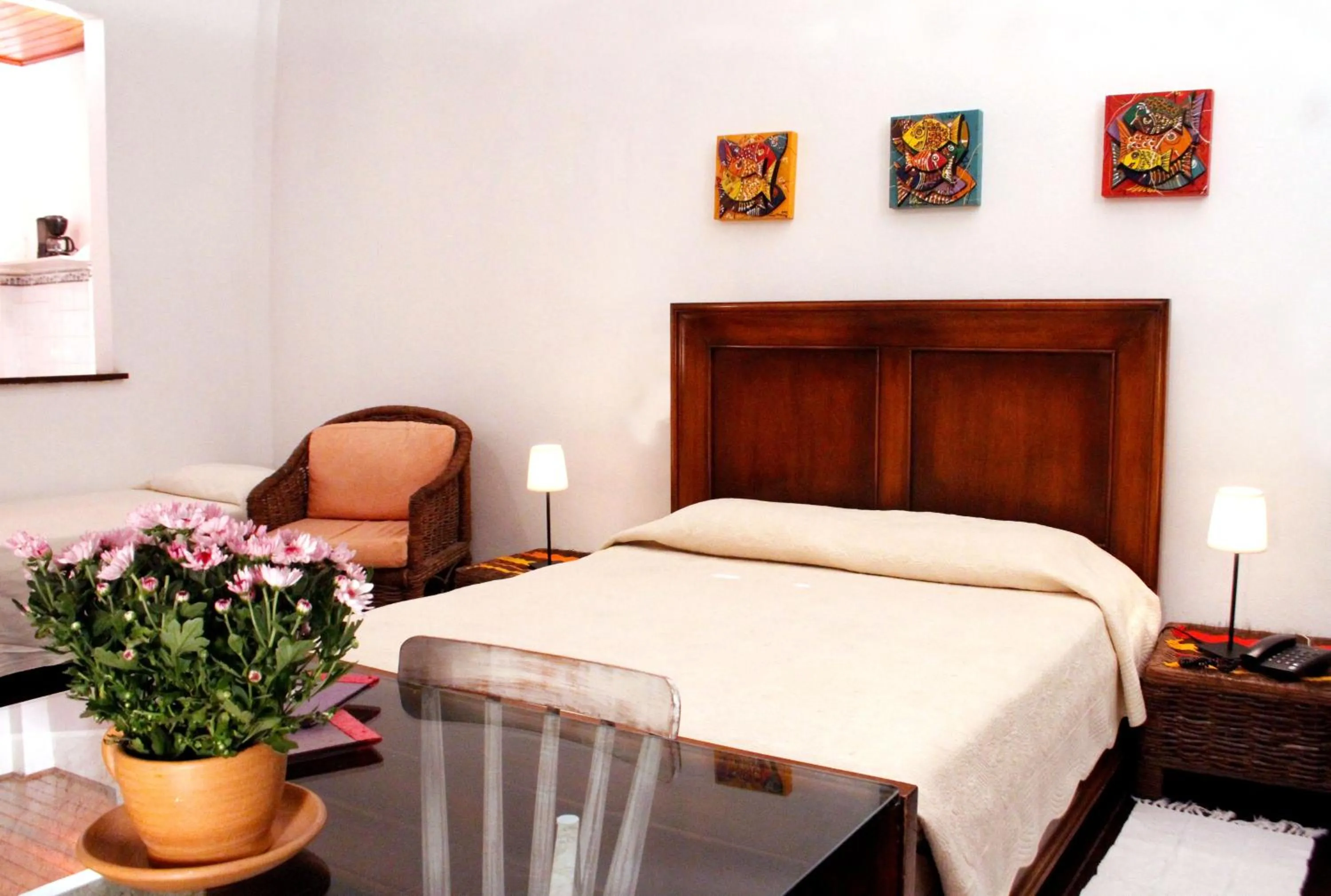 Bed in Studio do Carmo Galeria de Artes e Pousada