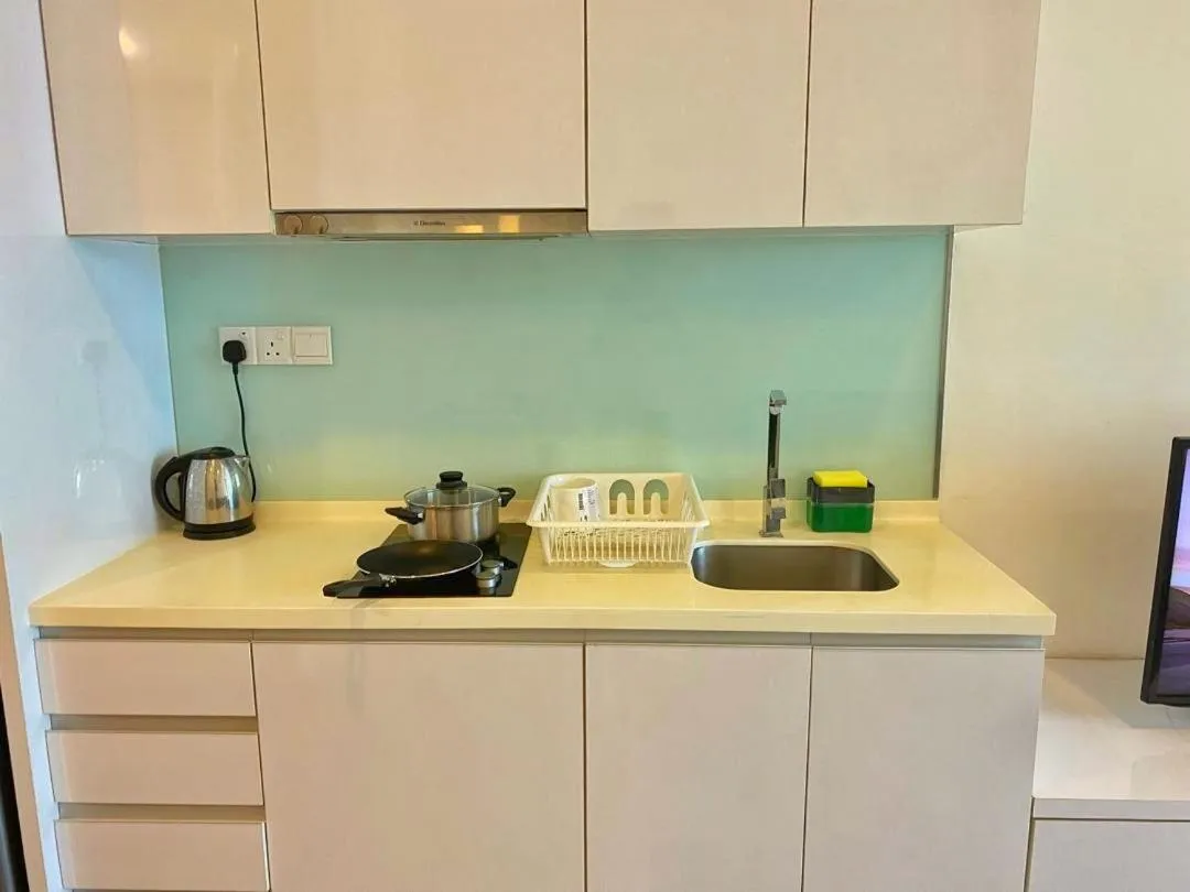 Kitchen or kitchenette in Sky Manor One Bukit Ceylon KLCC
