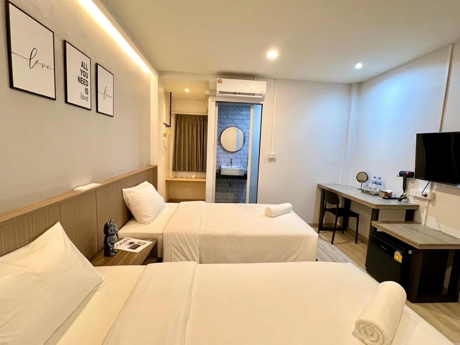 Bed in Bedter Hotel Phang Nga