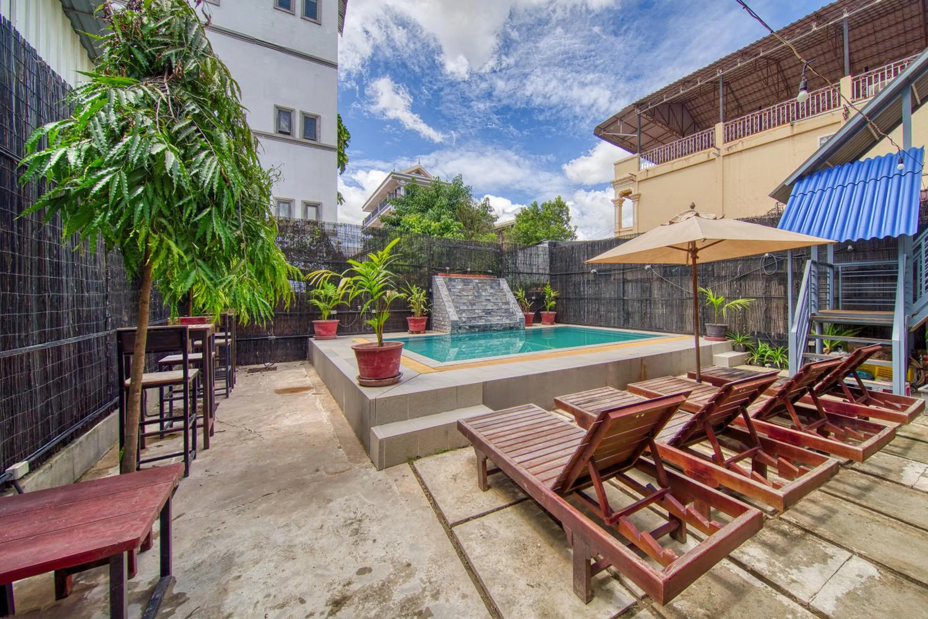 Swimming pool in Kalinga Art Home Guest House