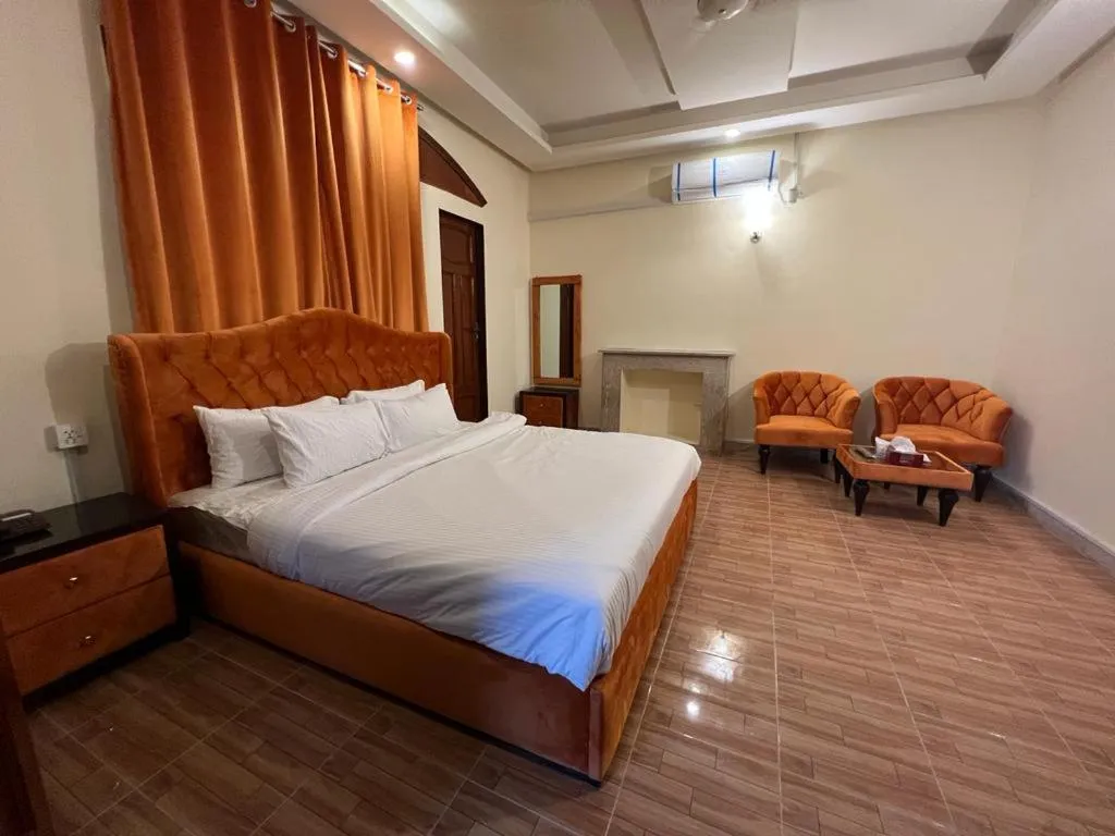 Bed in Heritage inn B&B Guest House Islamabad