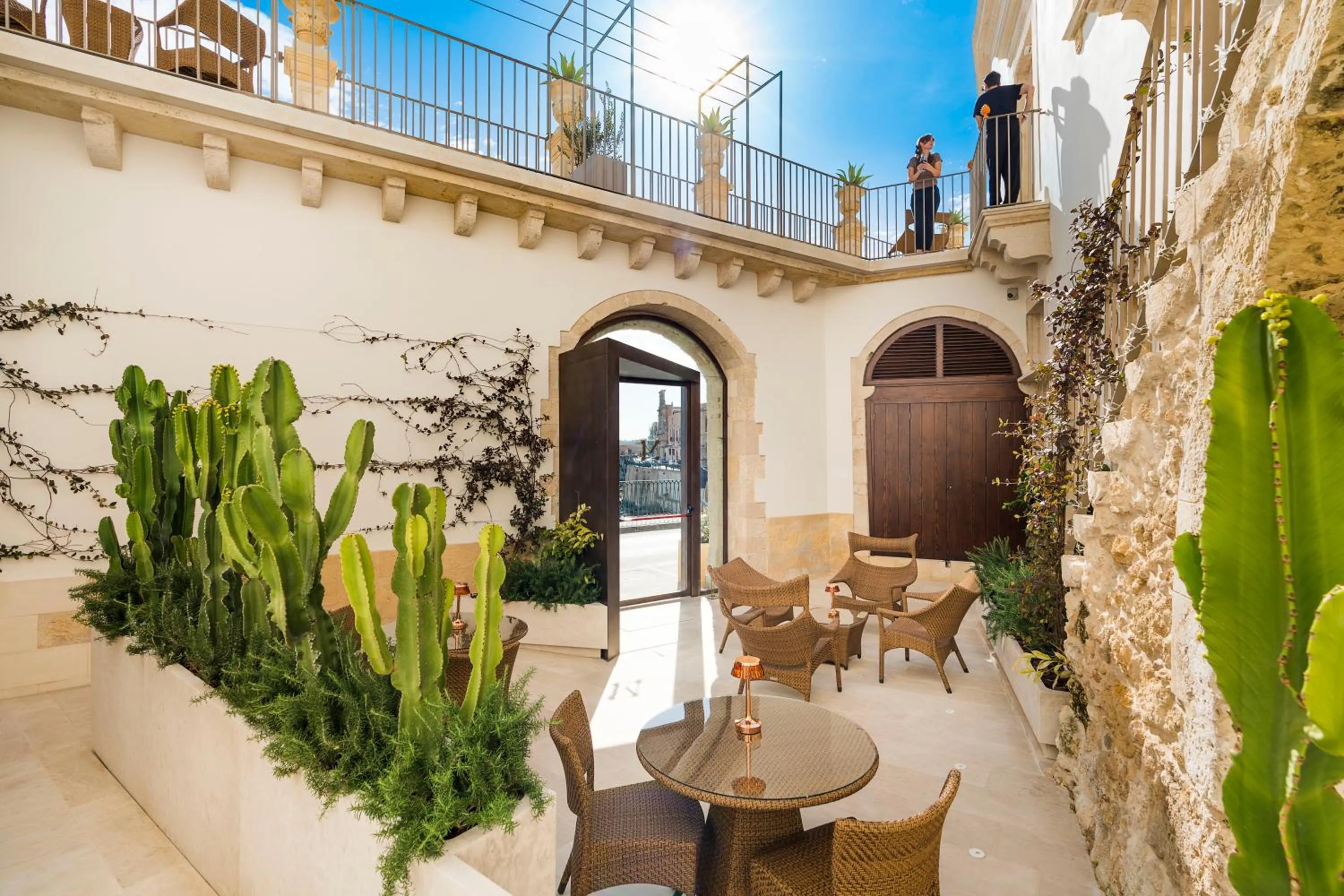 Balcony/Terrace in Maniace Boutique Hotel Ortigia - UNA Esperienze