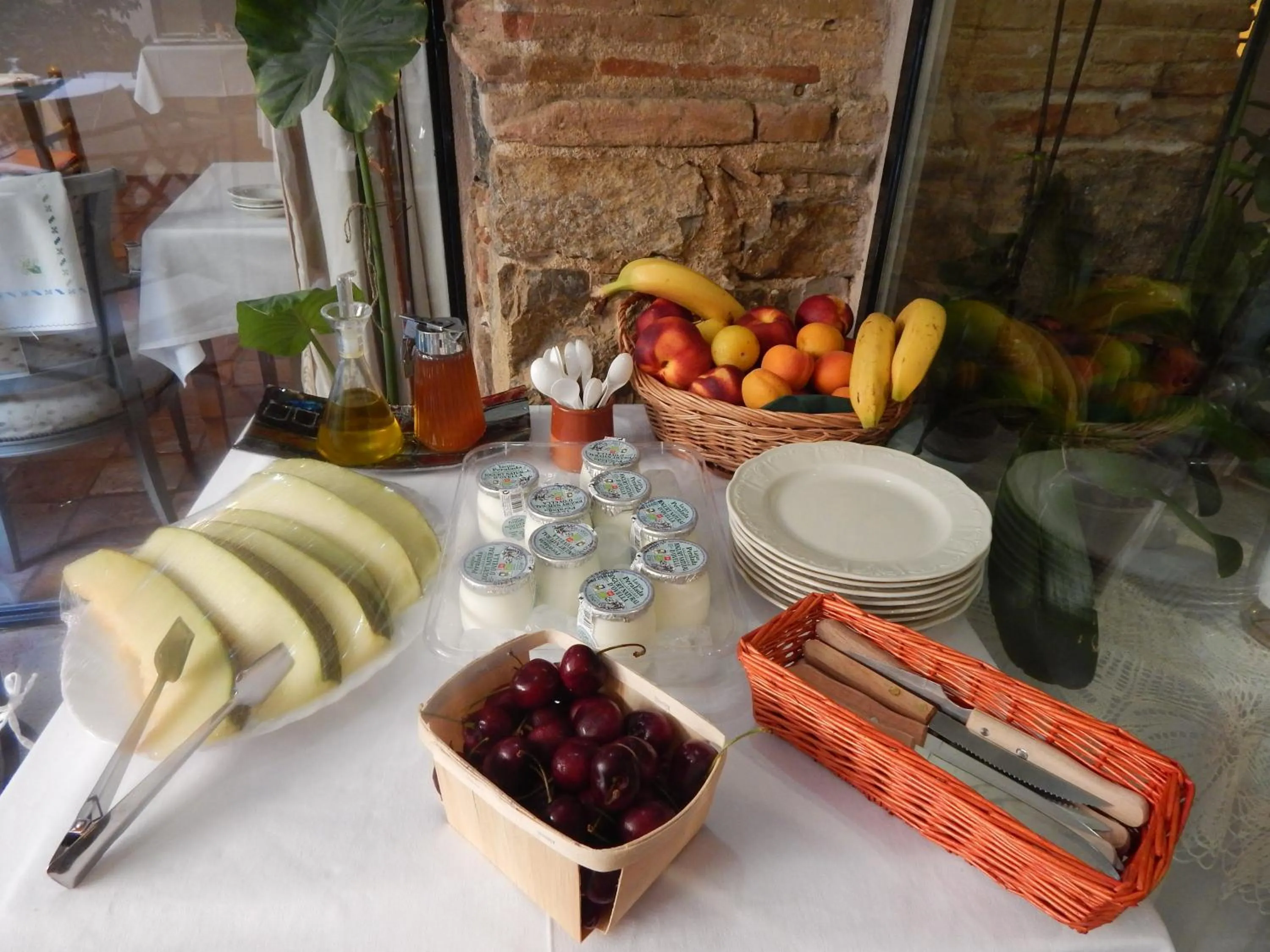 Continental breakfast in Hotel de La Font Peralada