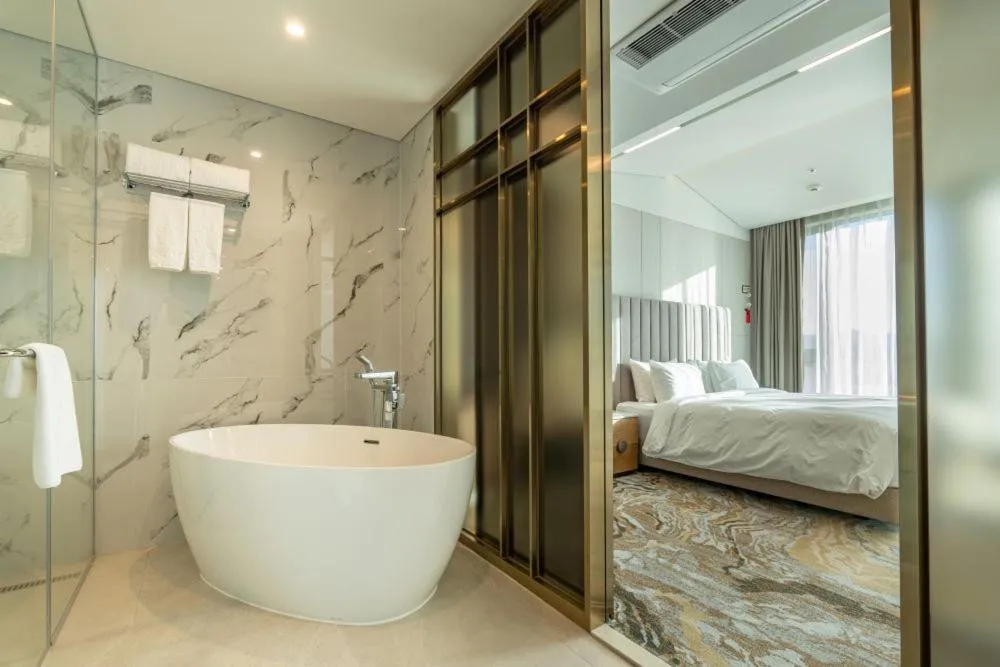 Bed in Stanford hotel Andong