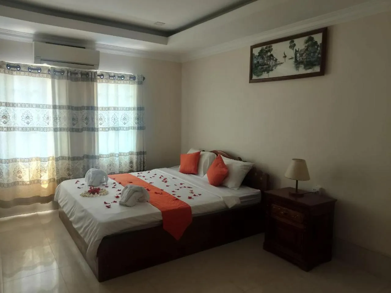 Bedroom, Bed in Punleu Raksmey Boutique VIP