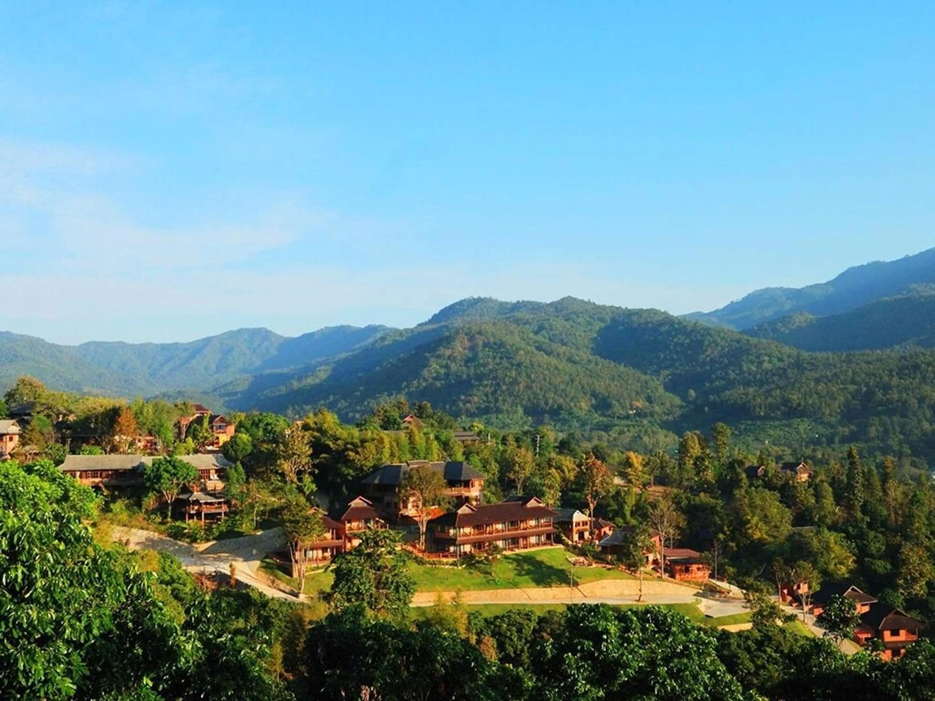 Bird's eye view in Insda Wellness Resort