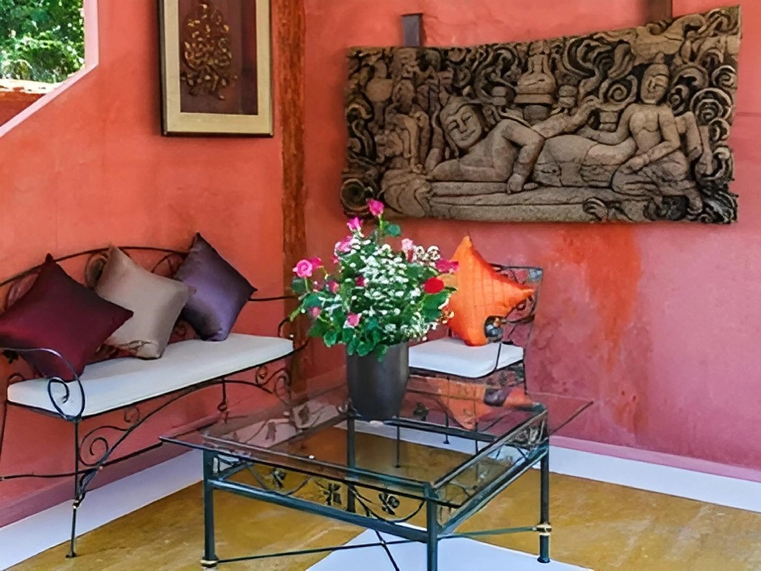 Seating area in Insda Wellness Resort