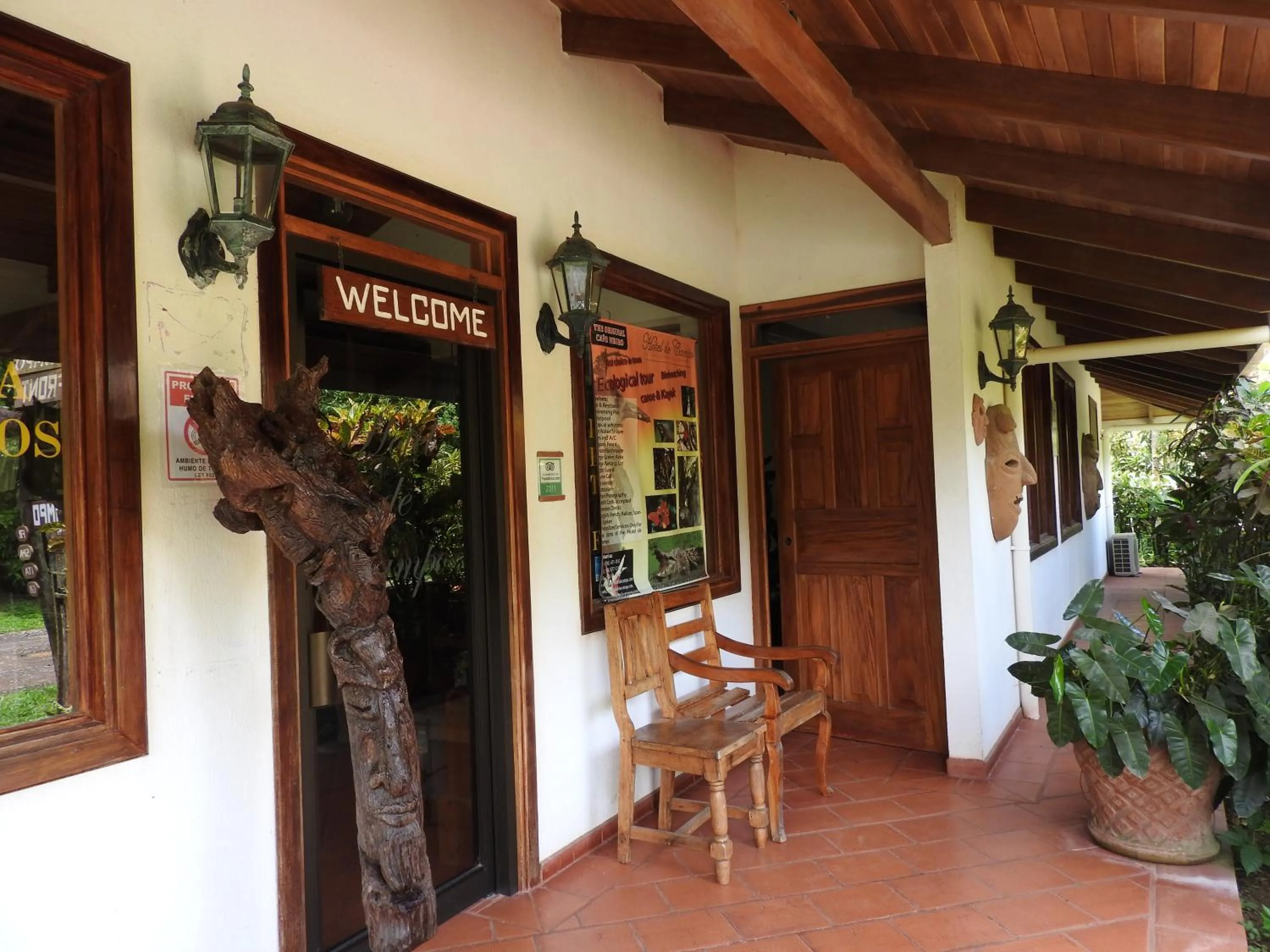 Lobby or reception in Hotel de Campo Caño Negro