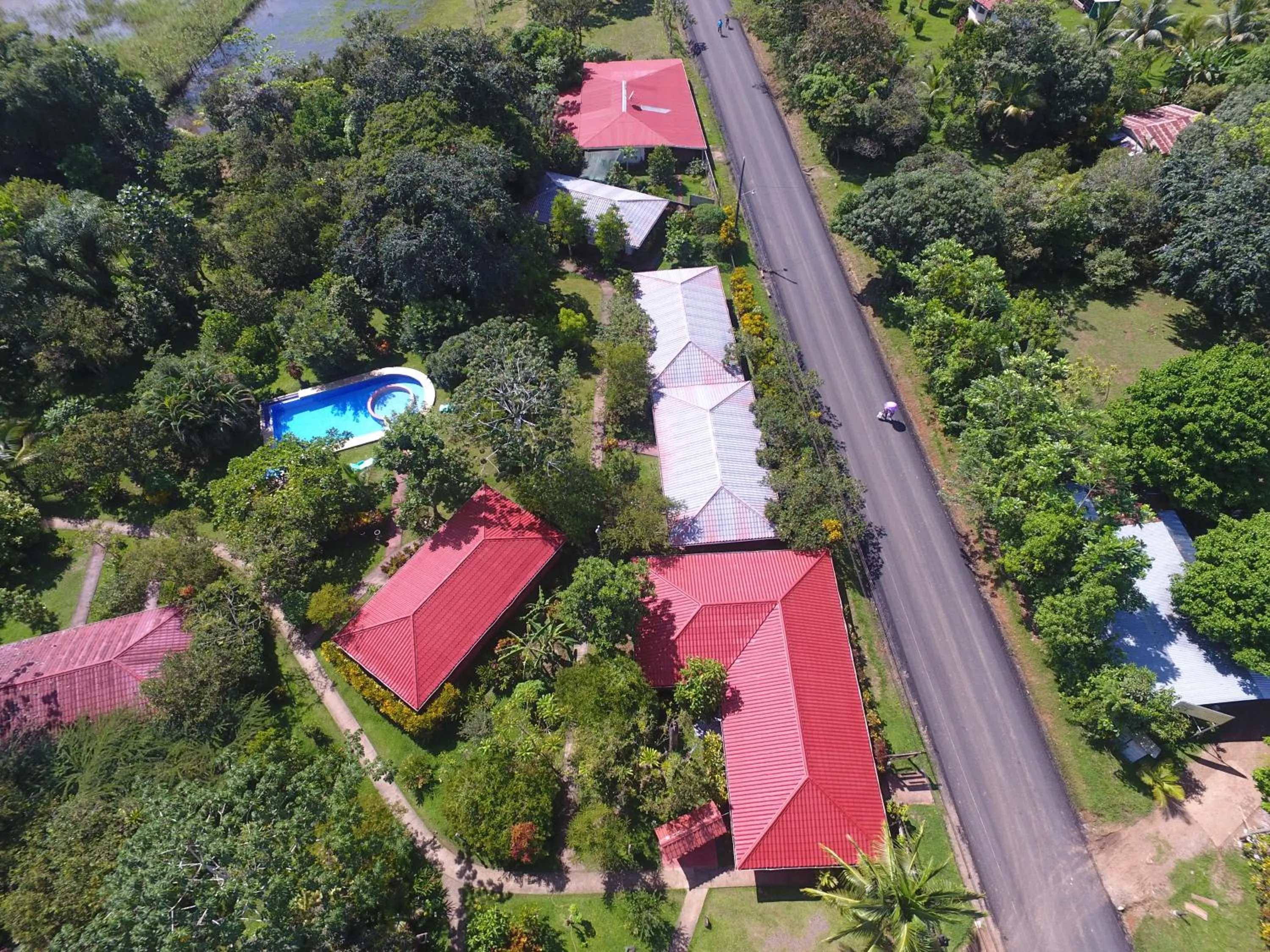 Bird's eye view in Hotel de Campo Caño Negro