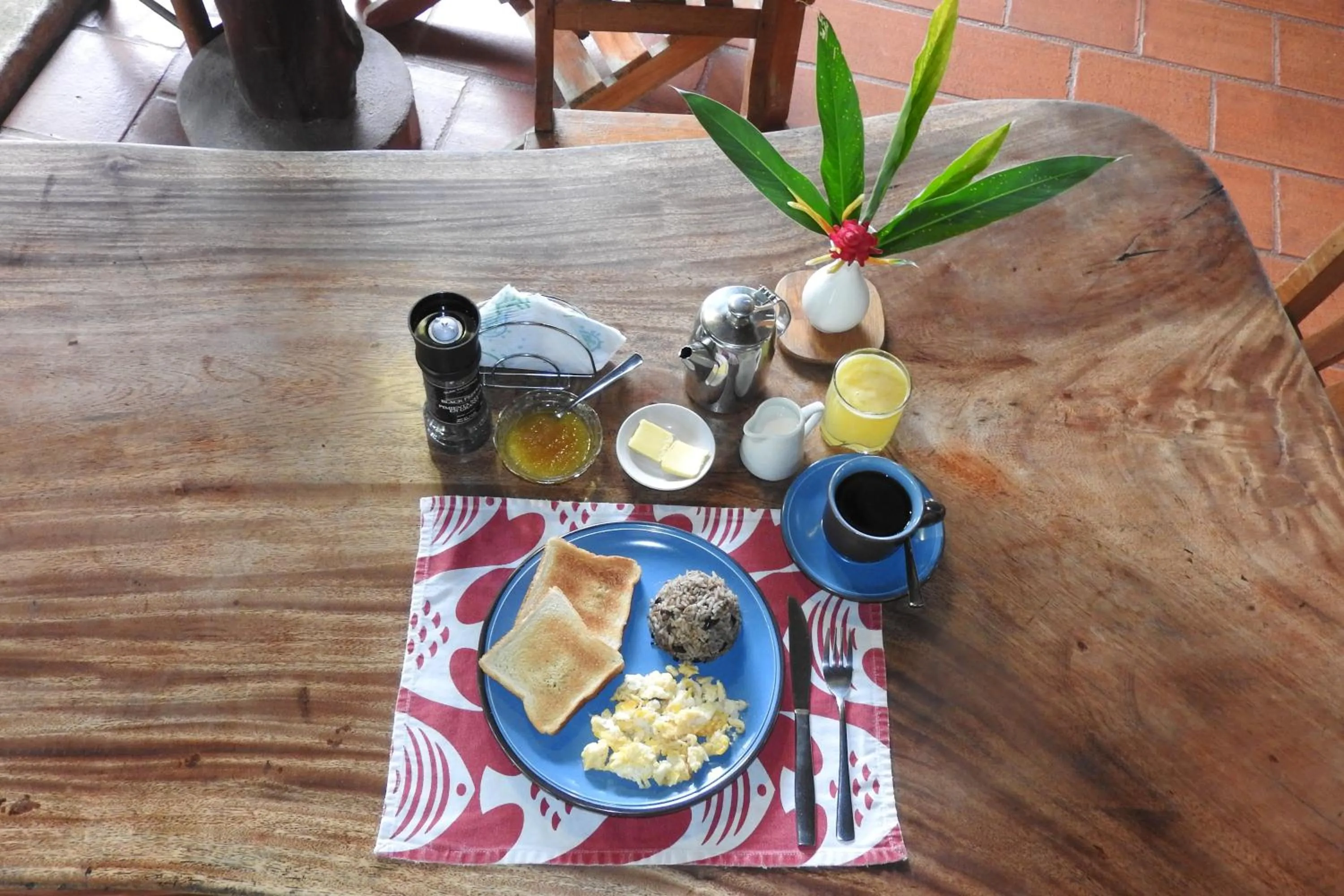 Breakfast in Hotel de Campo Caño Negro