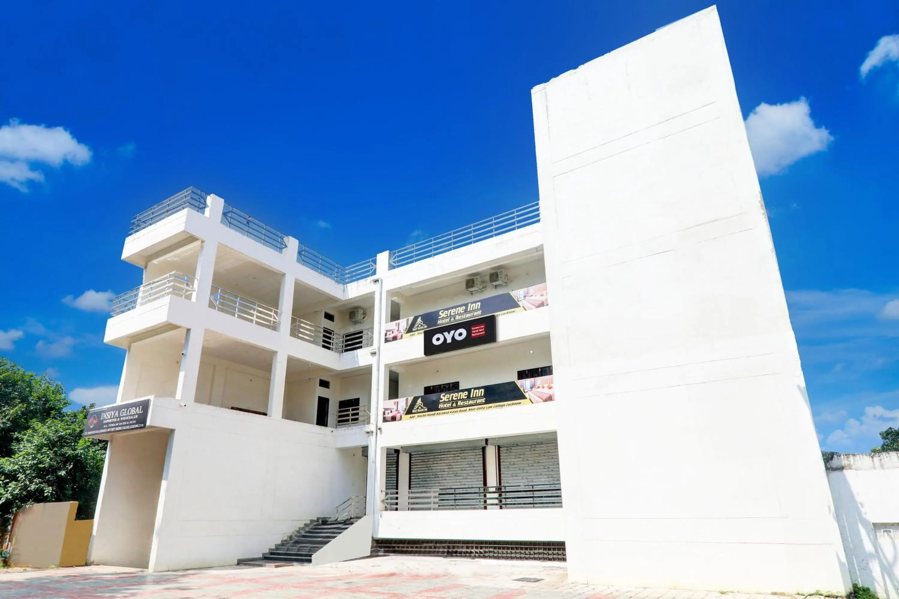 Facade/entrance in Hotel O by OYO Serene Inn Hotel And Restaurant