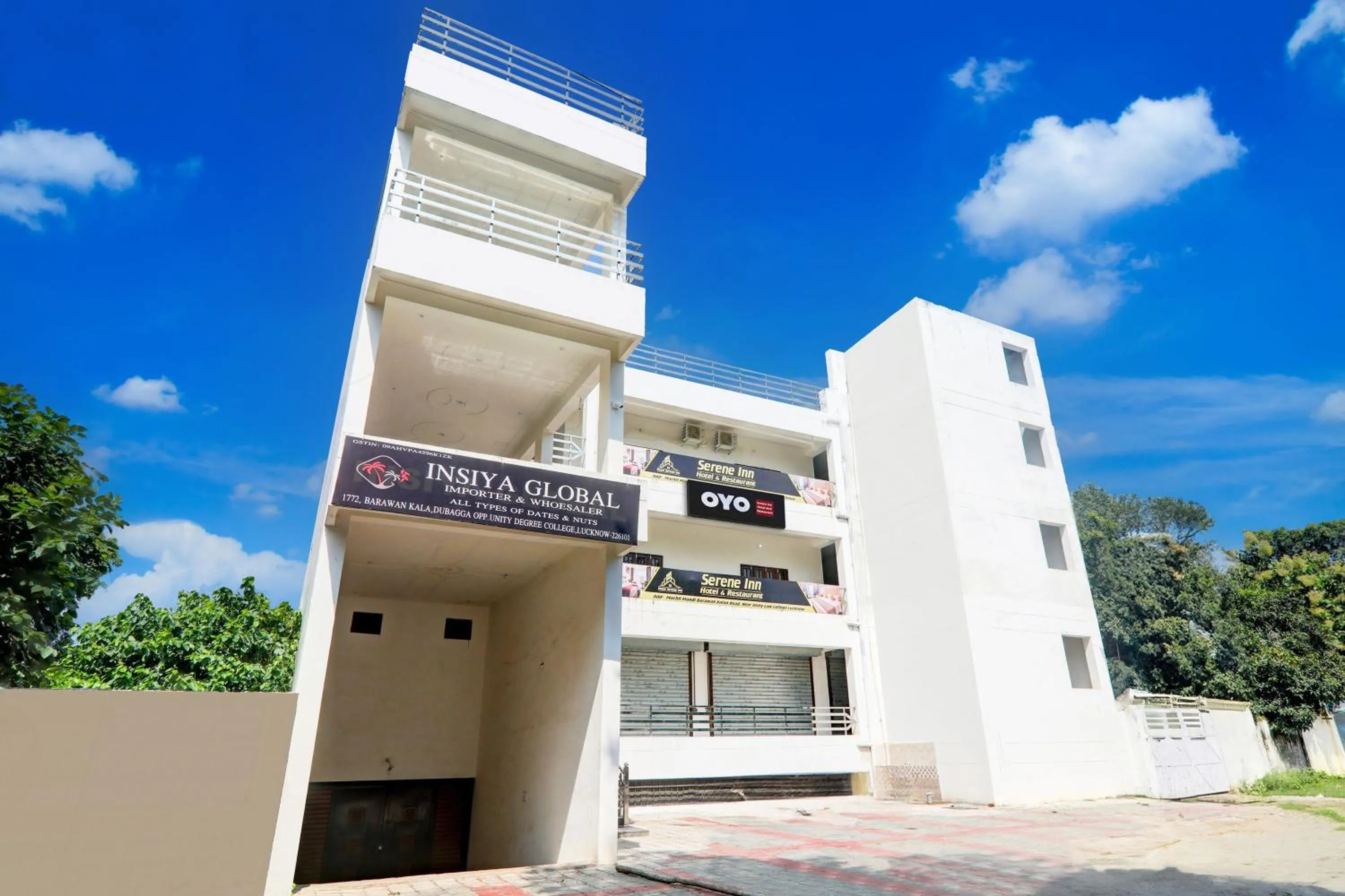 Facade/entrance in Hotel O by OYO Serene Inn Hotel And Restaurant