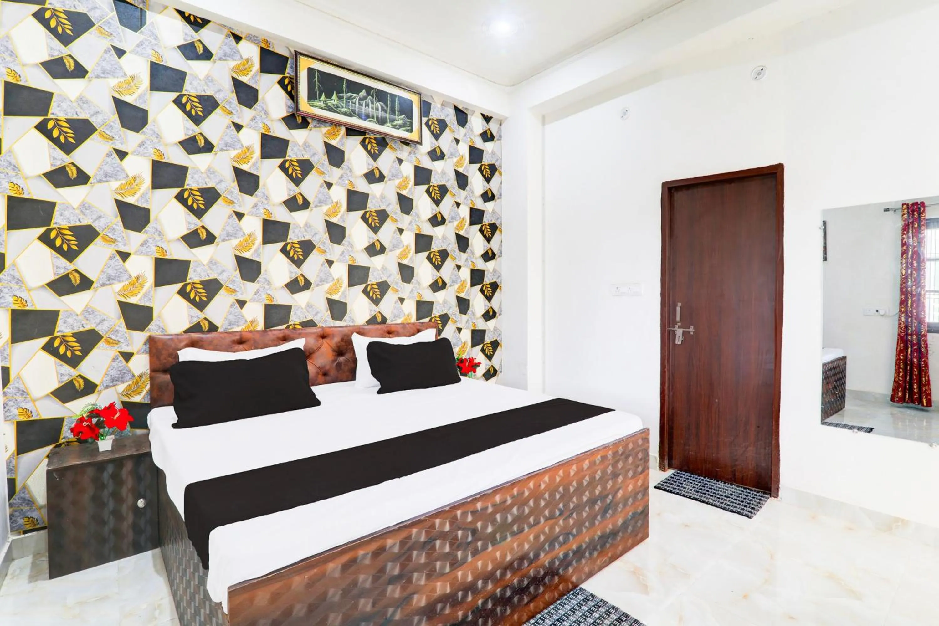 Bedroom, Bed in Hotel O by OYO Serene Inn Hotel And Restaurant