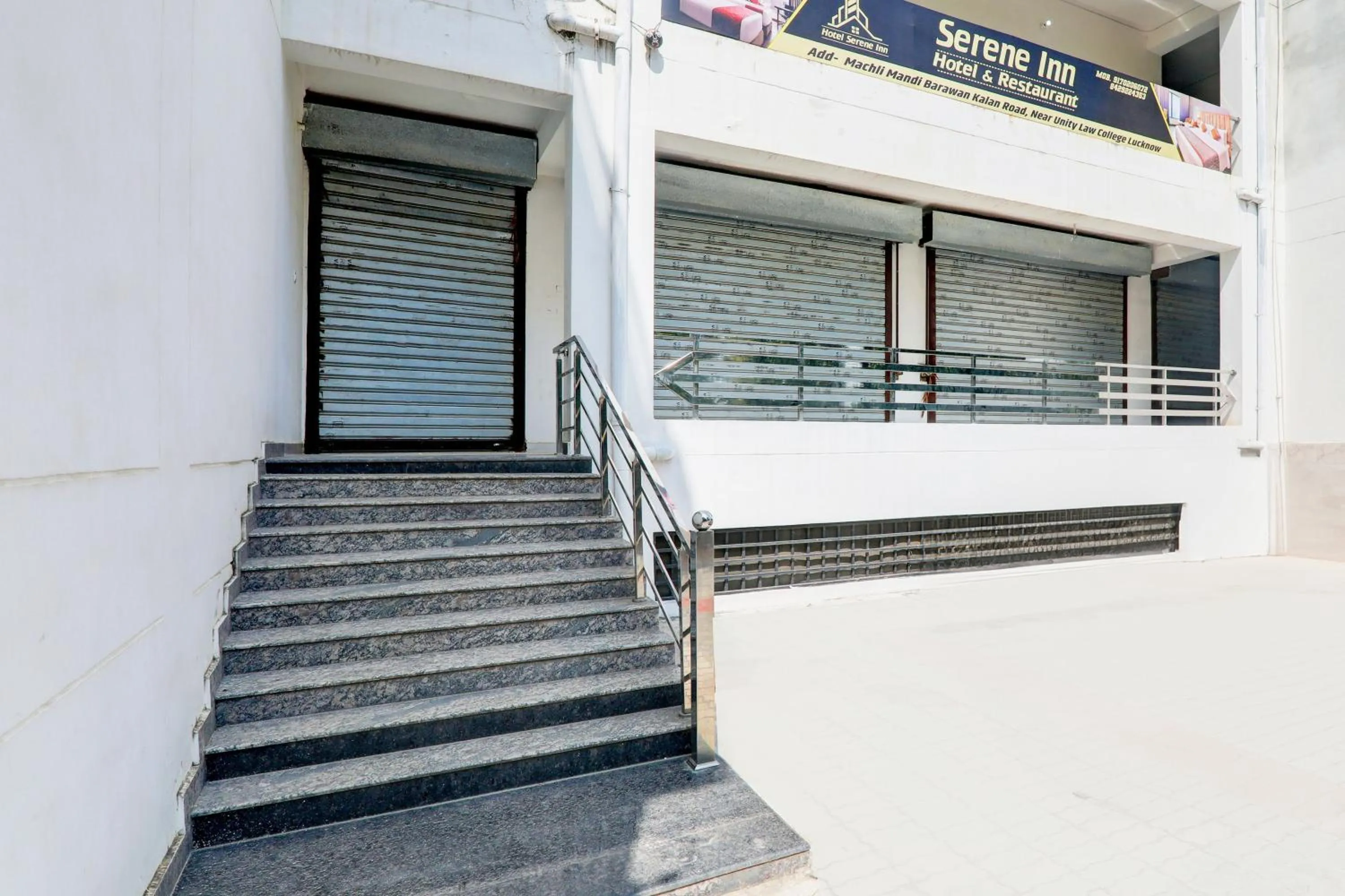 Facade/entrance in Hotel O by OYO Serene Inn Hotel And Restaurant