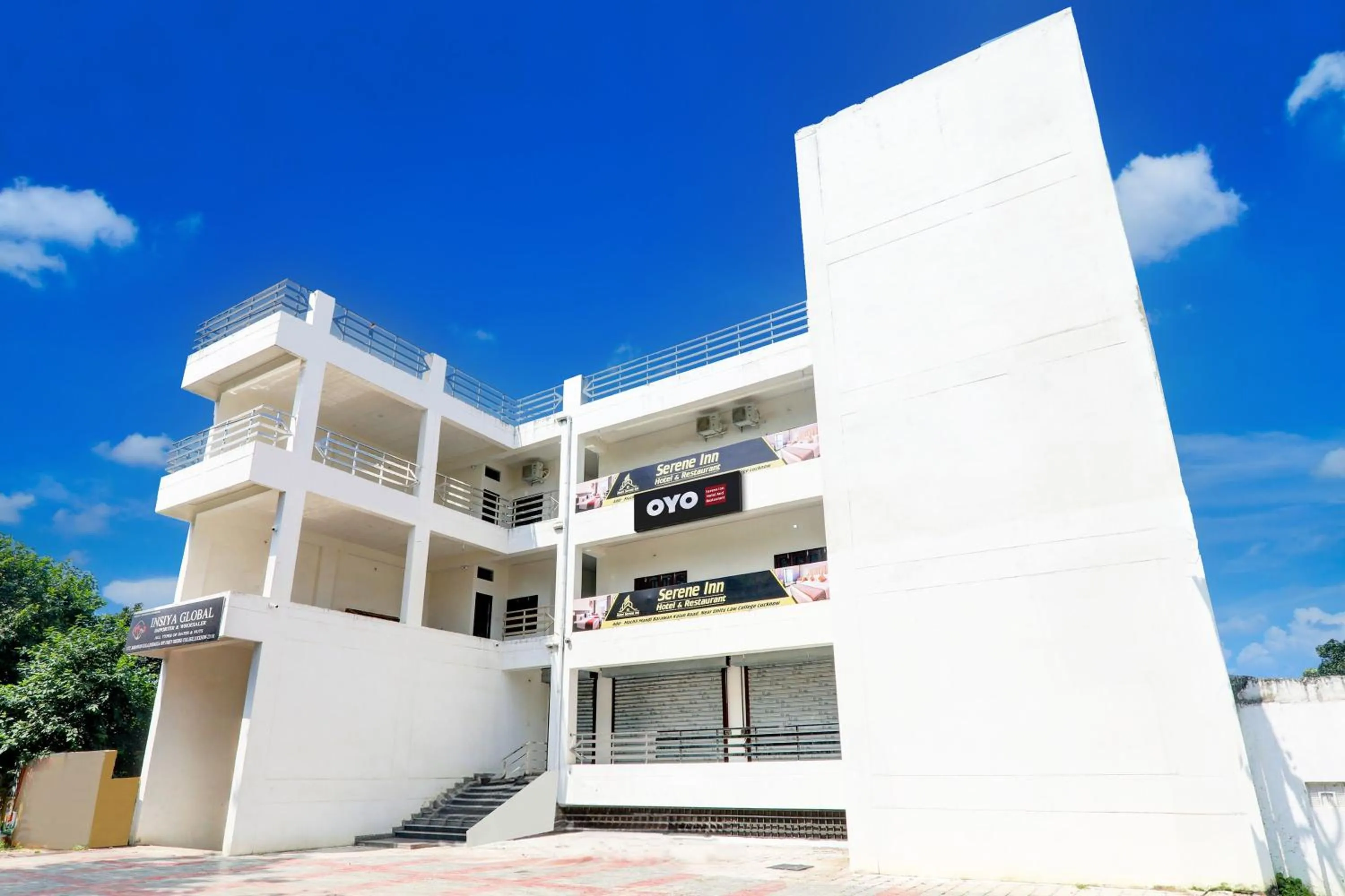 Facade/entrance in Hotel O by OYO Serene Inn Hotel And Restaurant