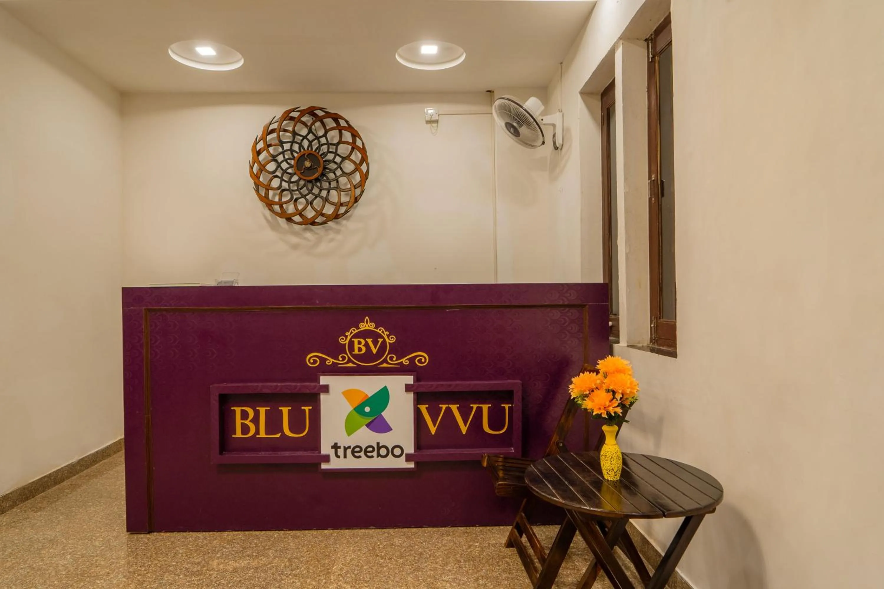 Lobby or reception in Treebo Blu Vvu
