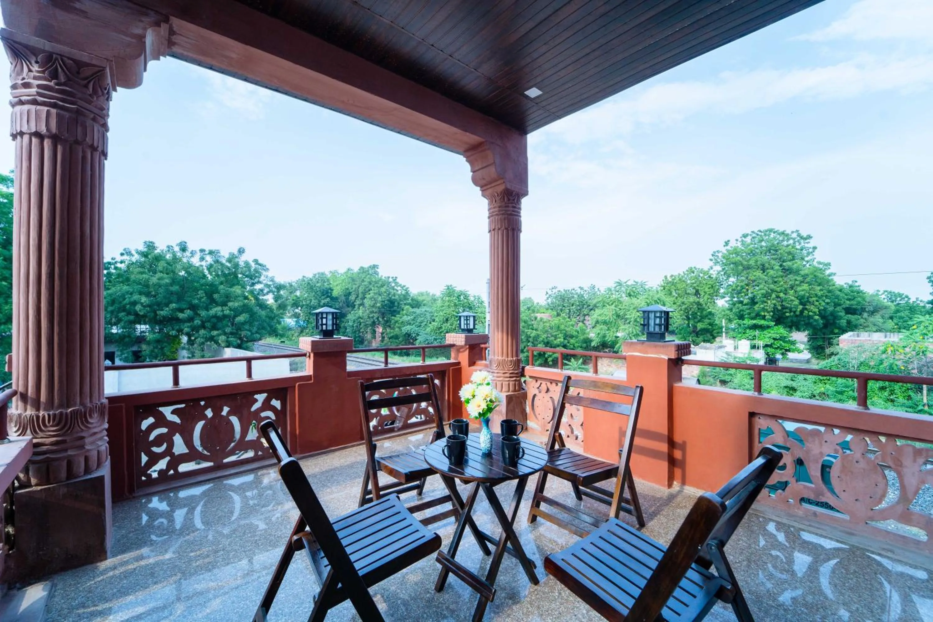 Balcony/Terrace in Treebo Blu Vvu