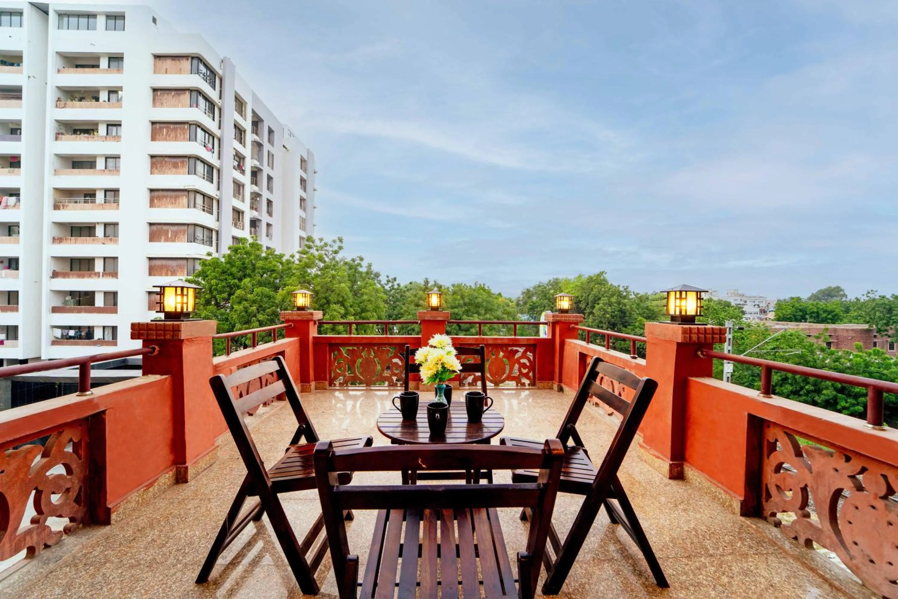 Balcony/Terrace in Treebo Blu Vvu