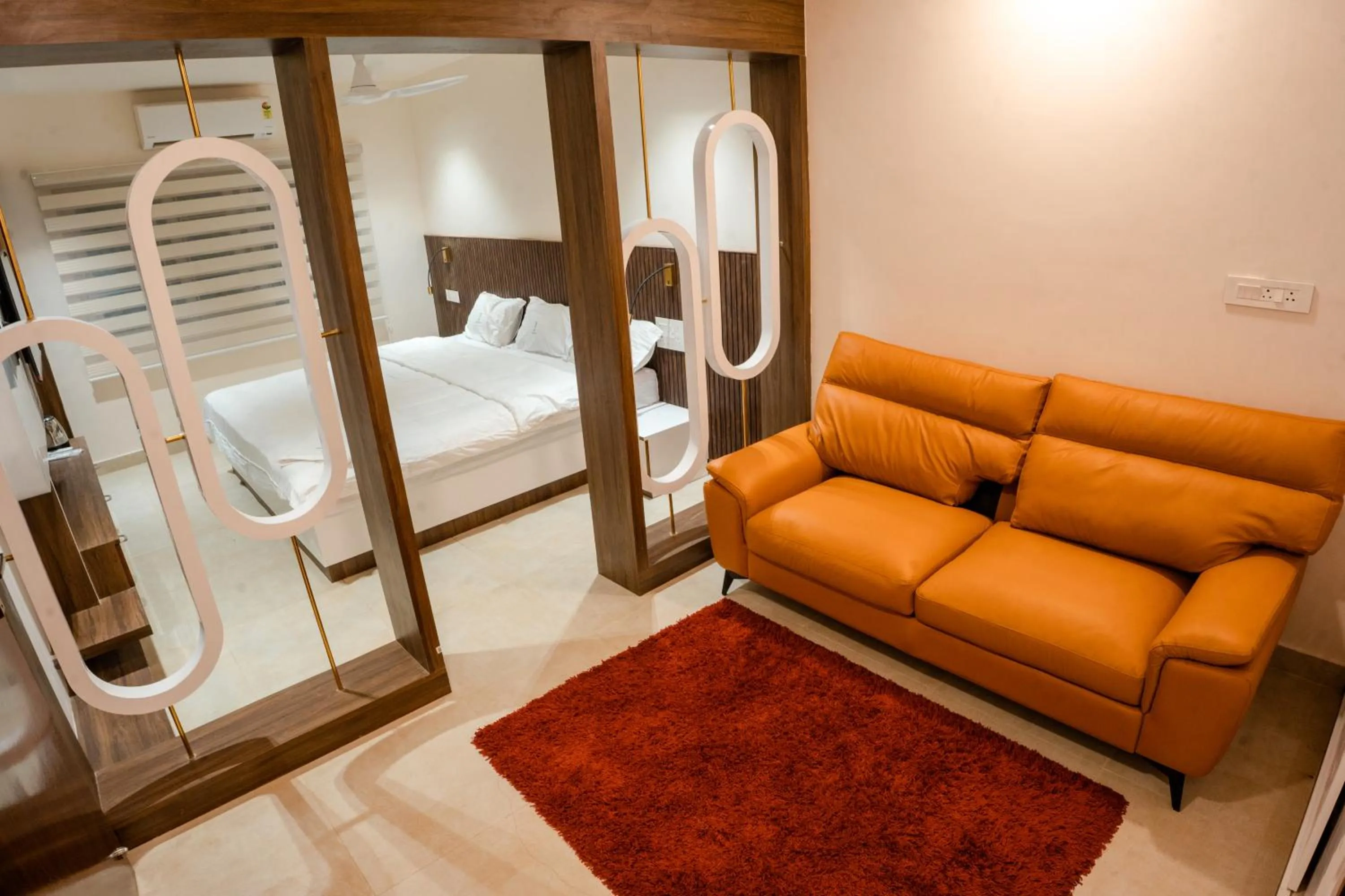 Bed in Sri Senthoor Velavan Palace SSV Palace