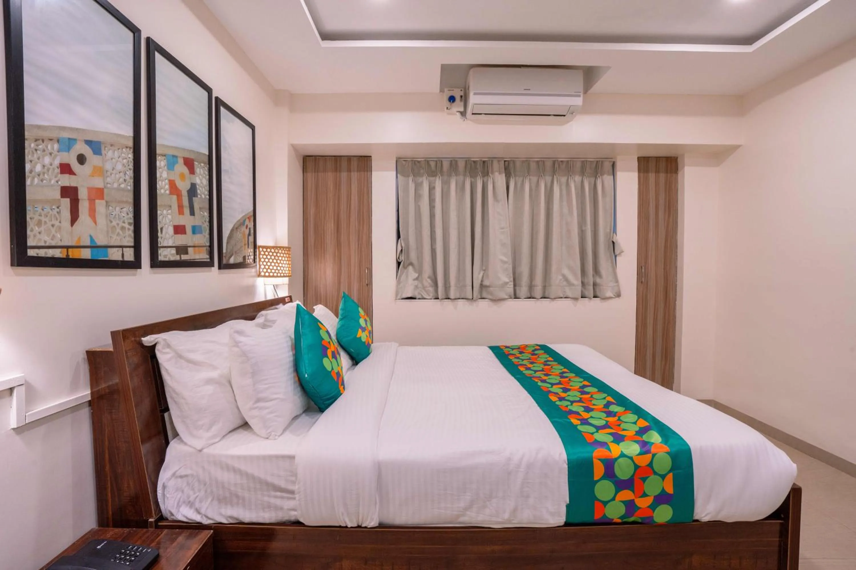 Bedroom, Bed in Treebo Royal Comfort Atithi