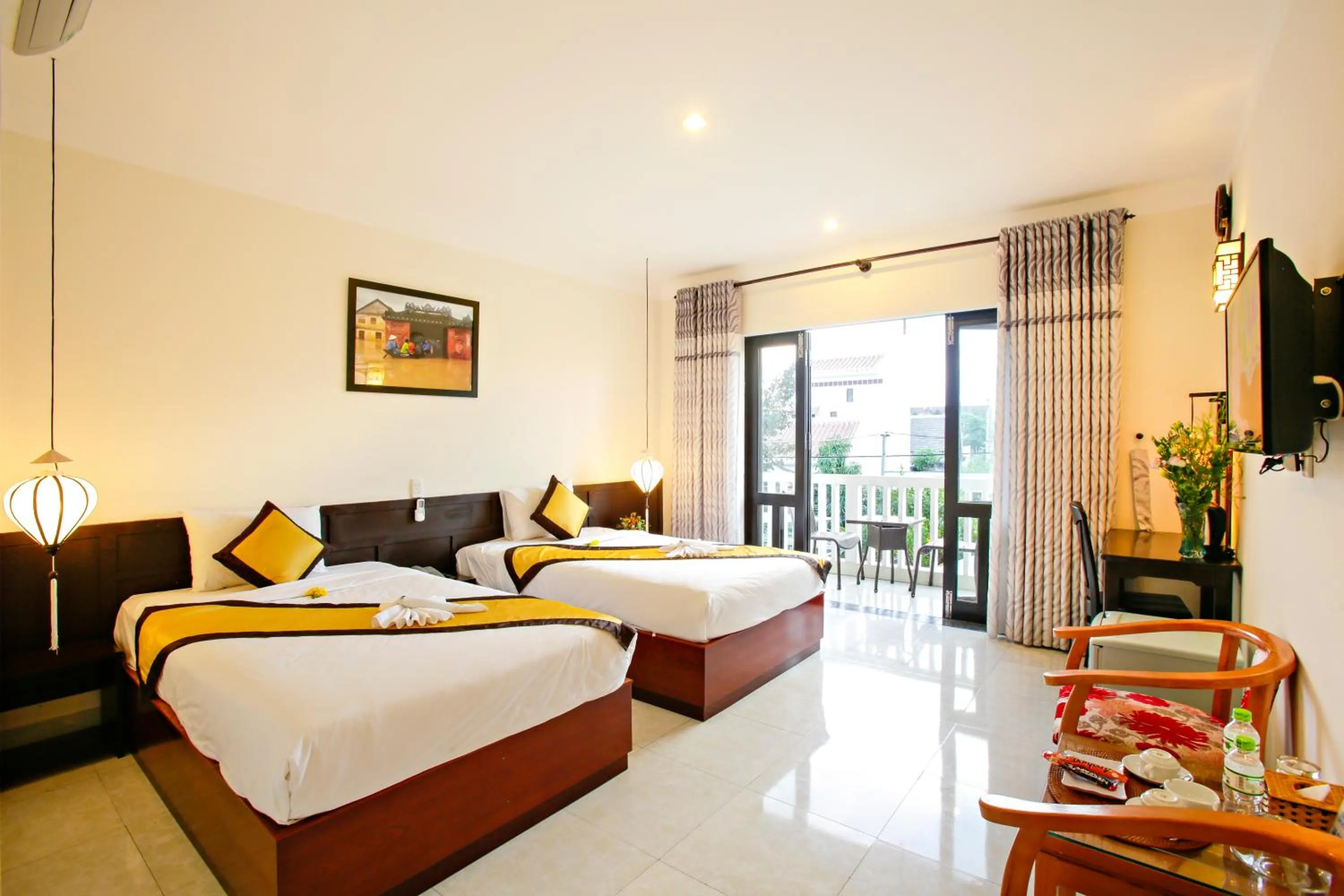 Pool view, Bed in Phuc Thao Villa