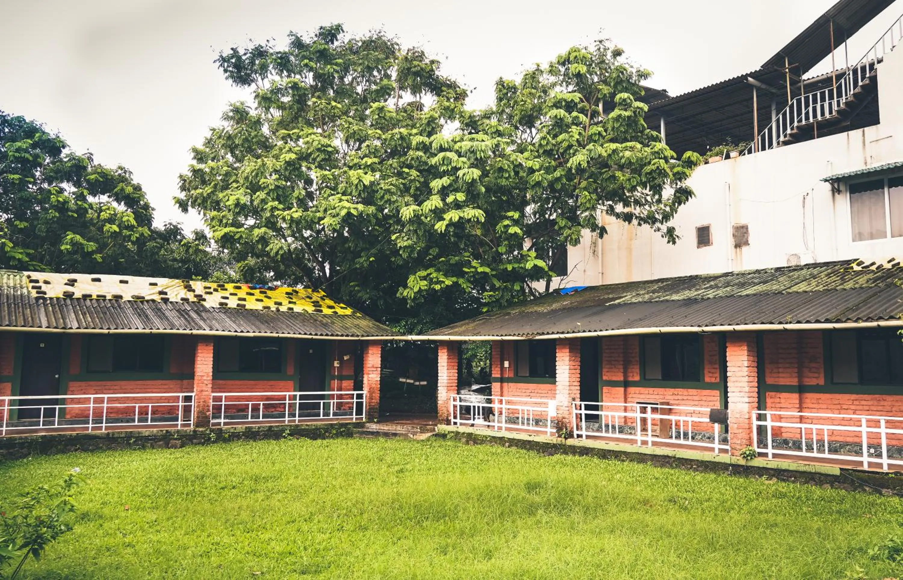 Property building in Whispering Peepul Resort