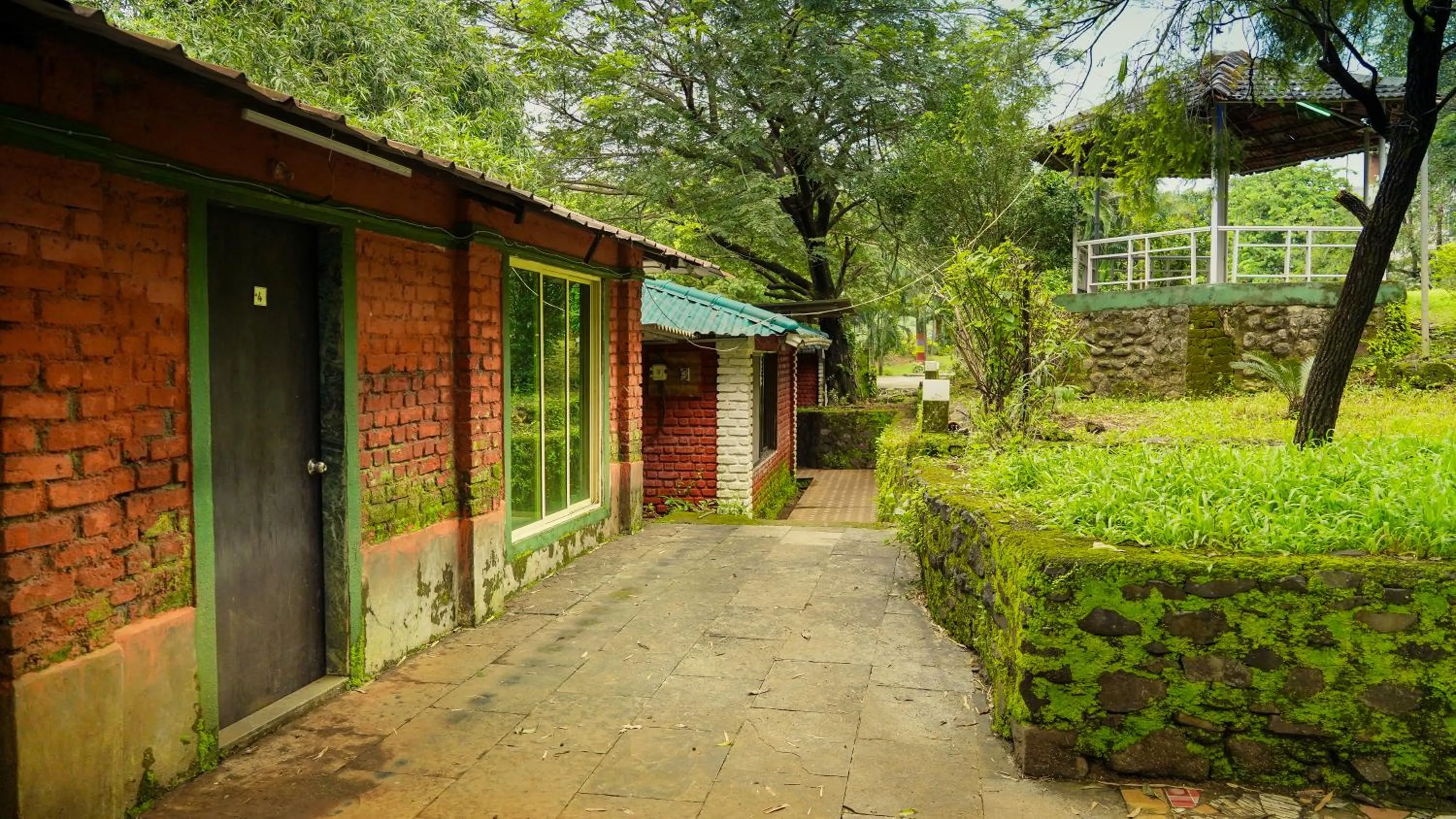 Property building in Whispering Peepul Resort