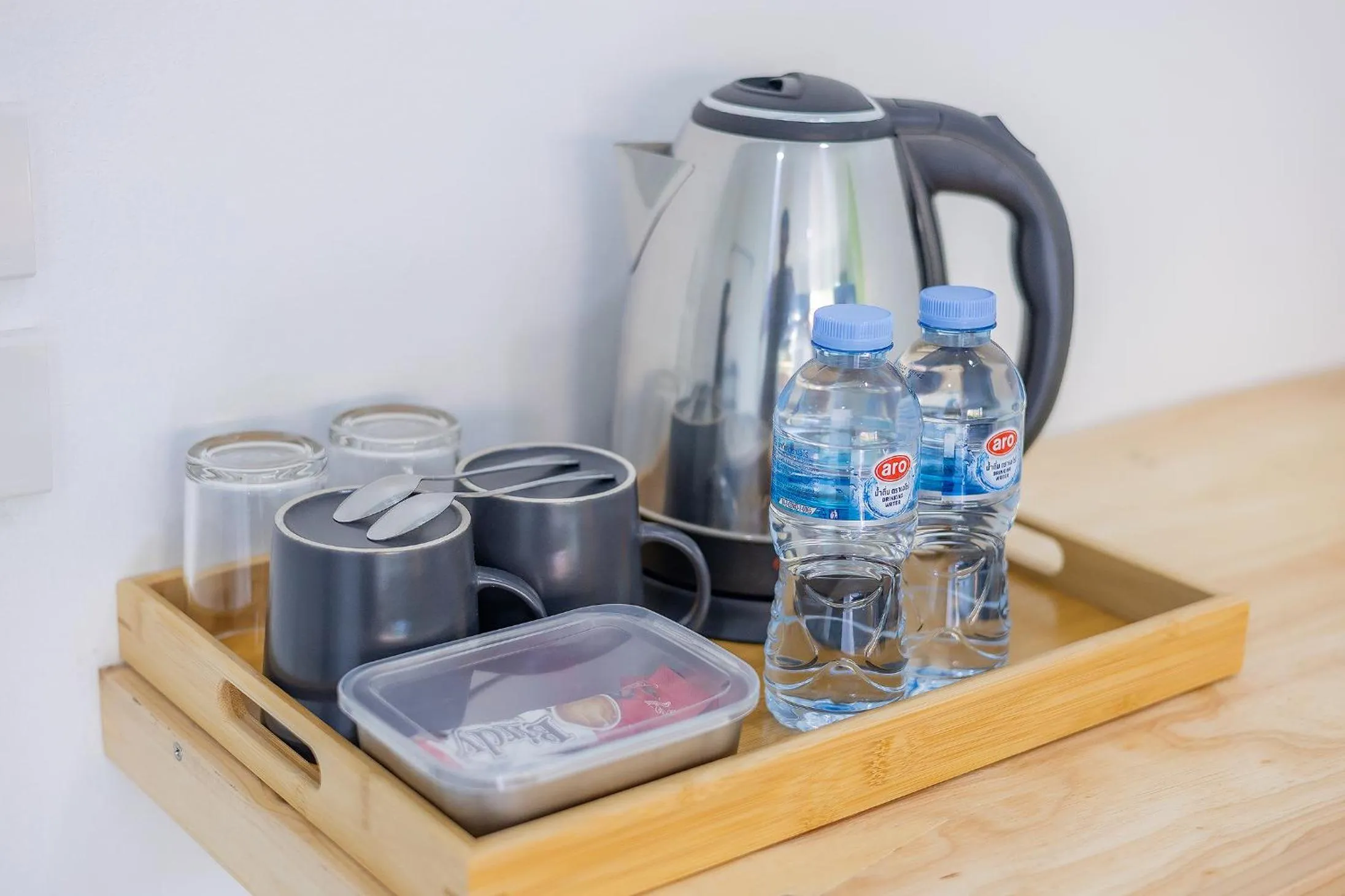 Coffee/tea facilities in Karon Hotel at 22