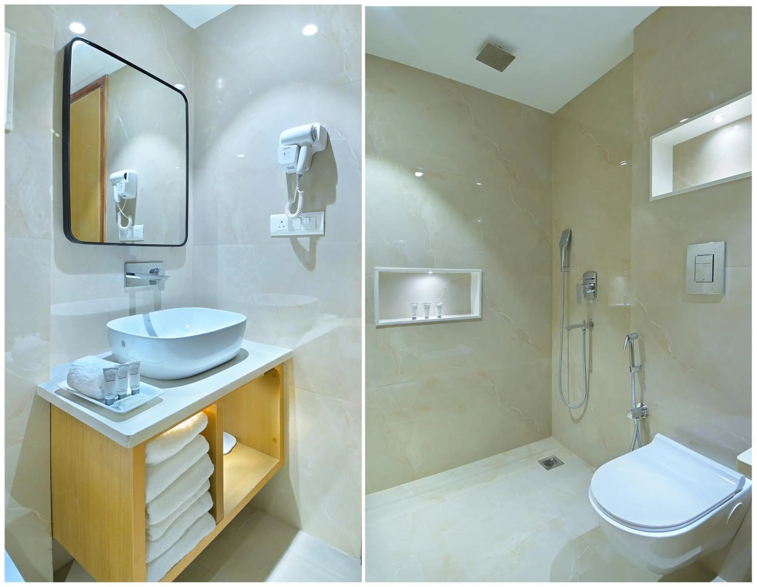 Bathroom in HOTEL SHANDON-2 Mins From Connaught Place