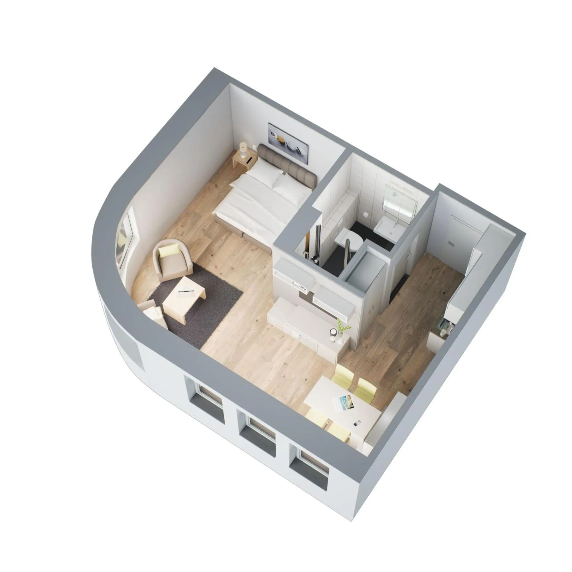 Photo of the whole room in ADAPT APARTMENT HOTEL Siegen