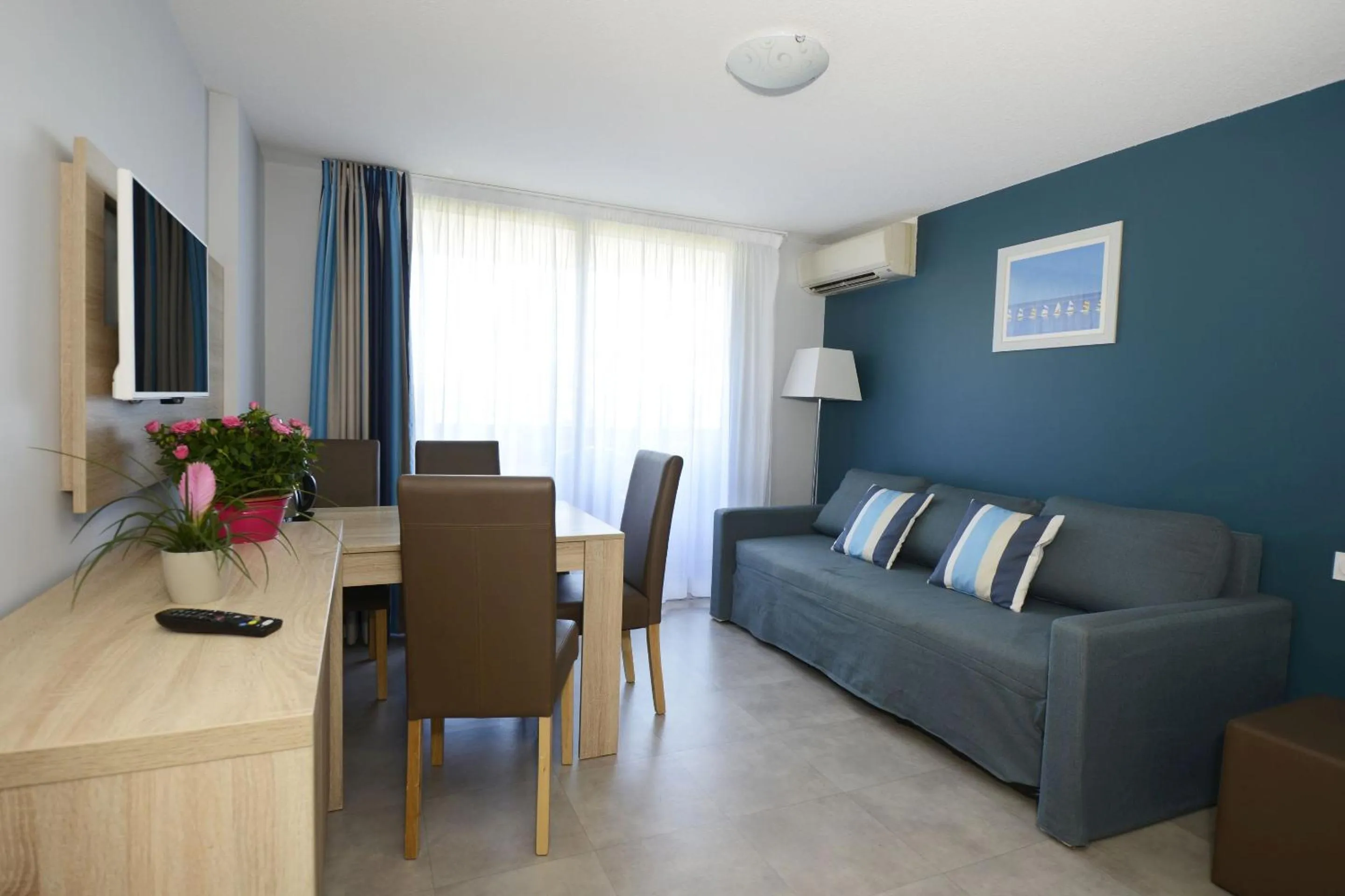 Seating area in Résidence Odalys Aqualia