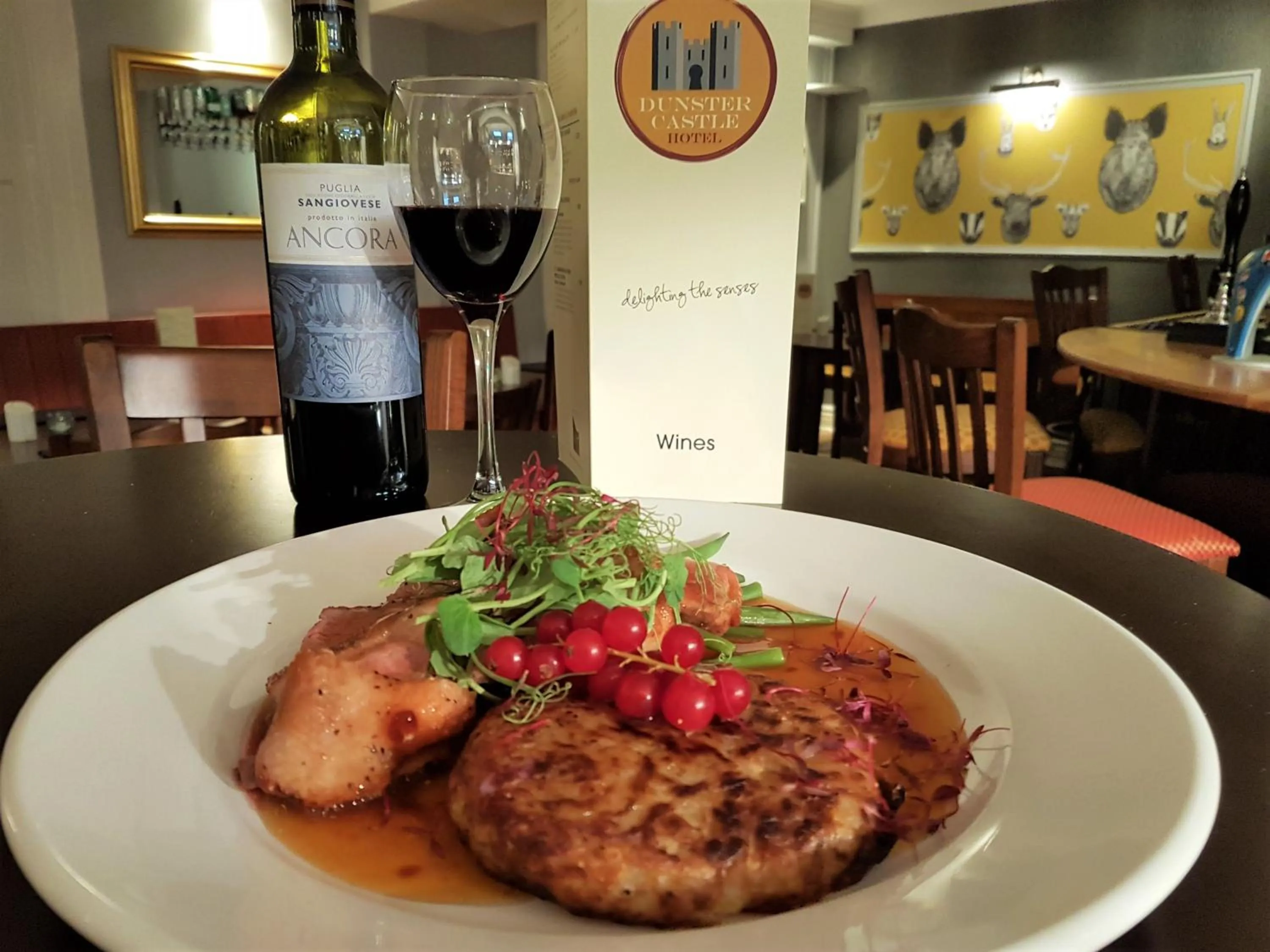 Lunch in Dunster Castle Hotel