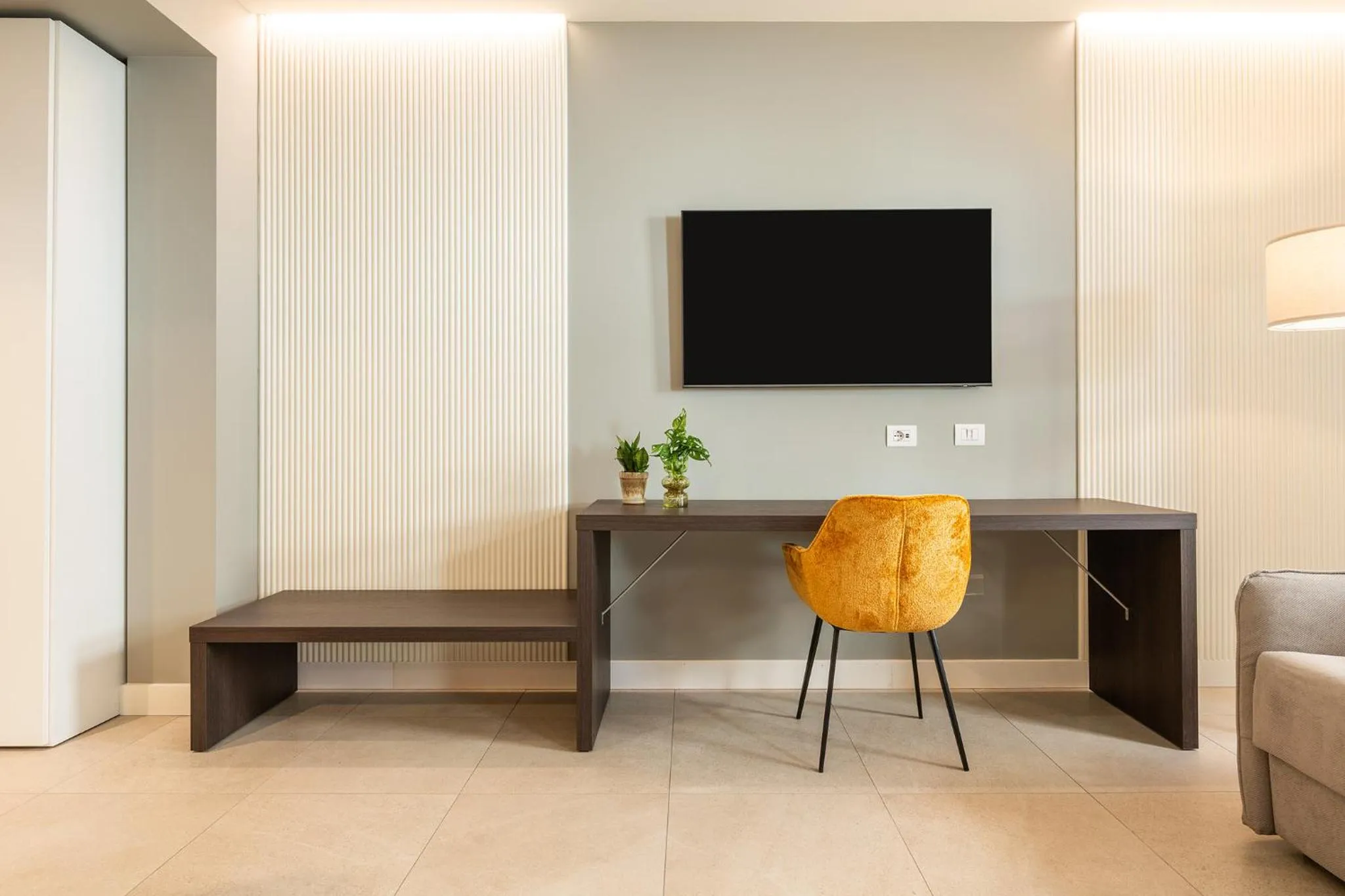 Seating area in Karalin Sonnino Suites