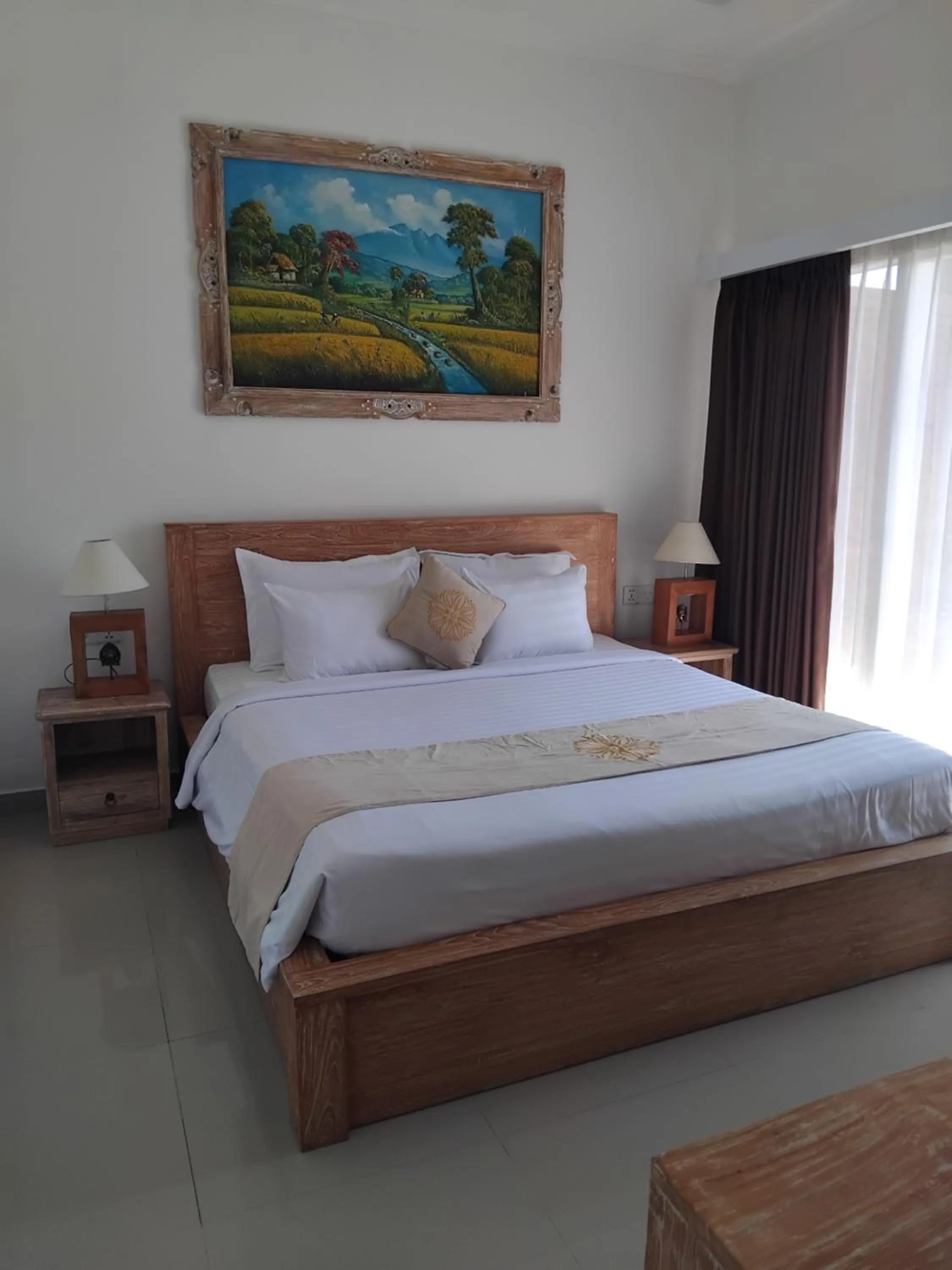 Bed in Sujiwa Ubud Hotel & Villa