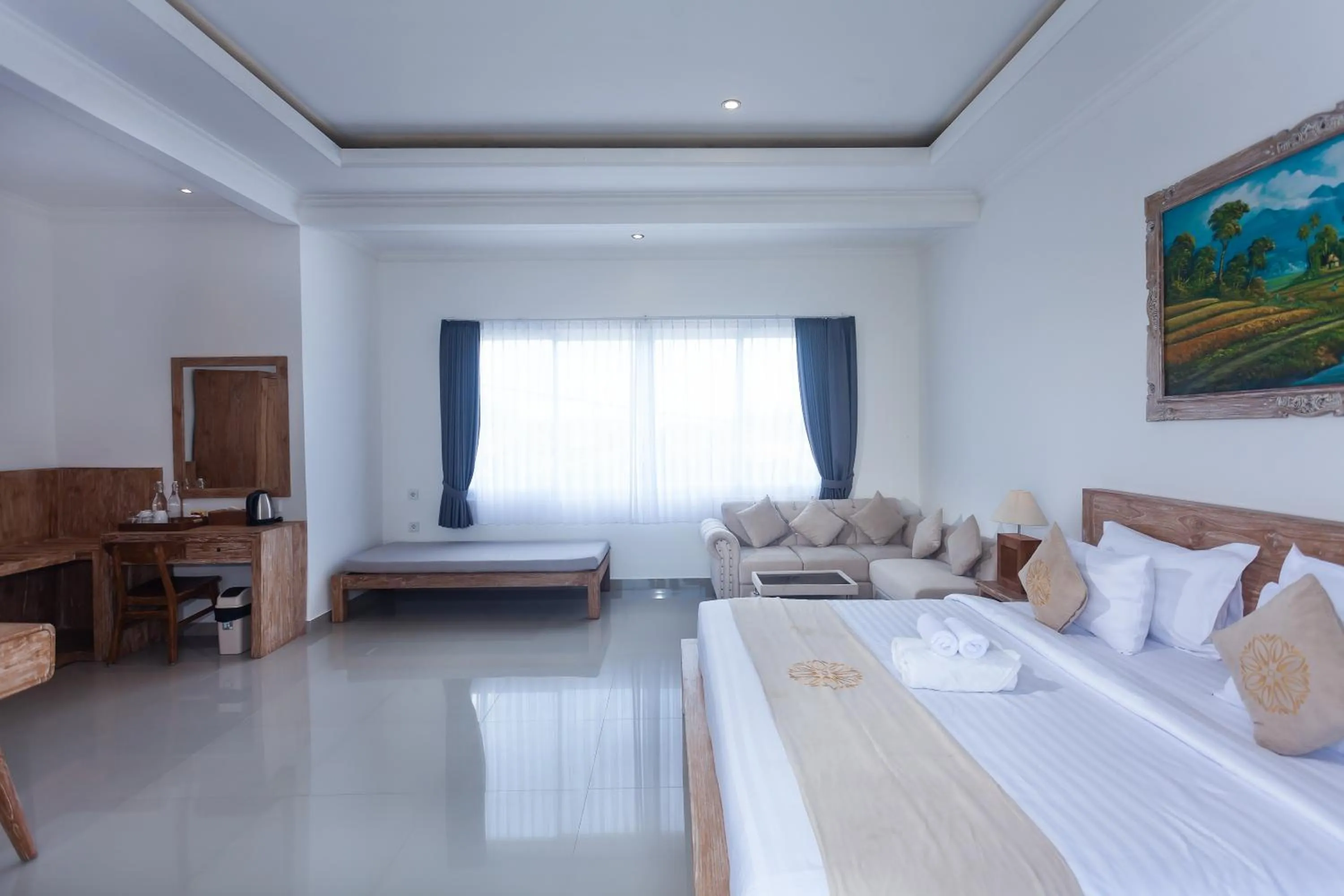 Bed in Sujiwa Ubud Hotel & Villa