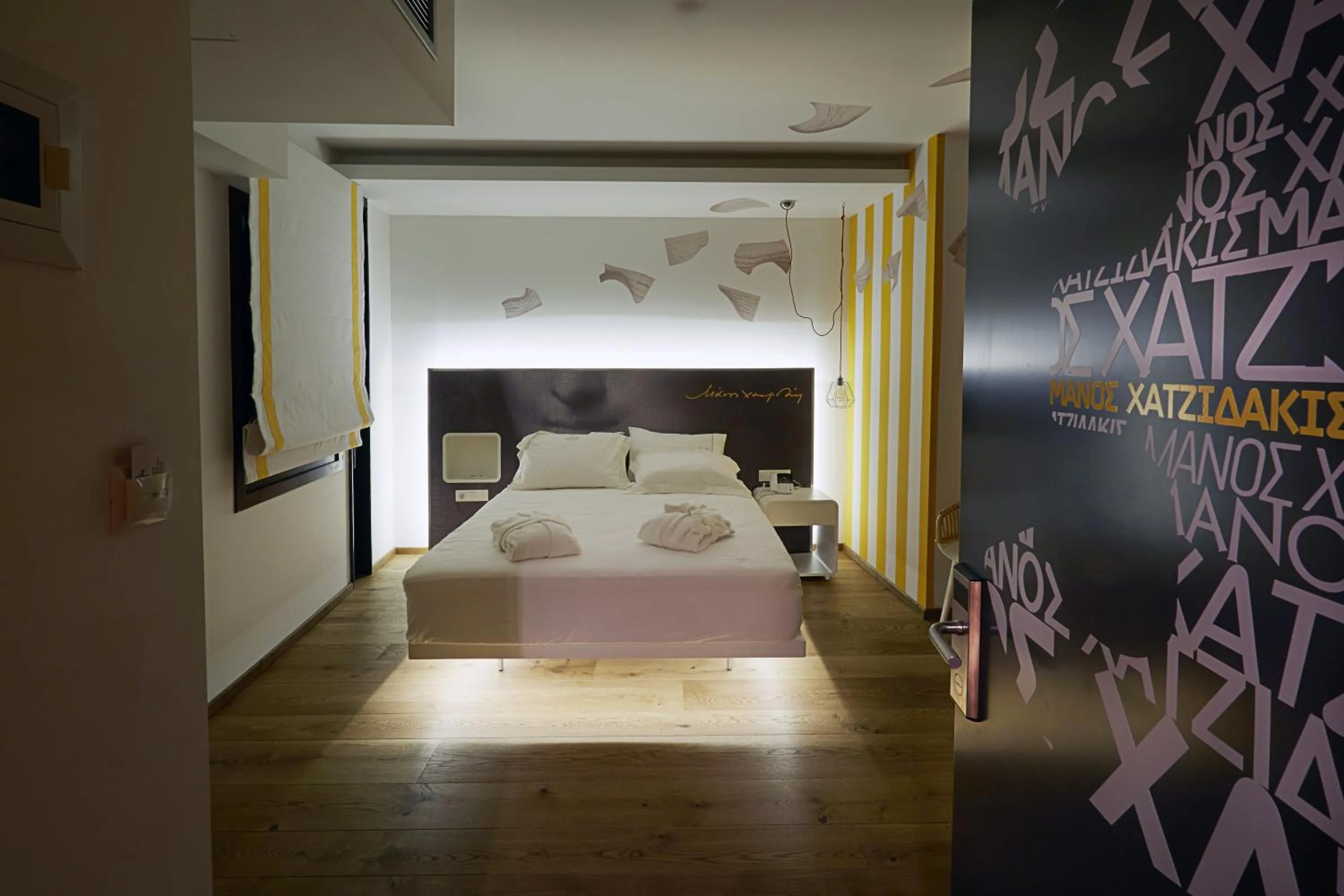 Bedroom, Bed in Veritas Boutique Art Hotel