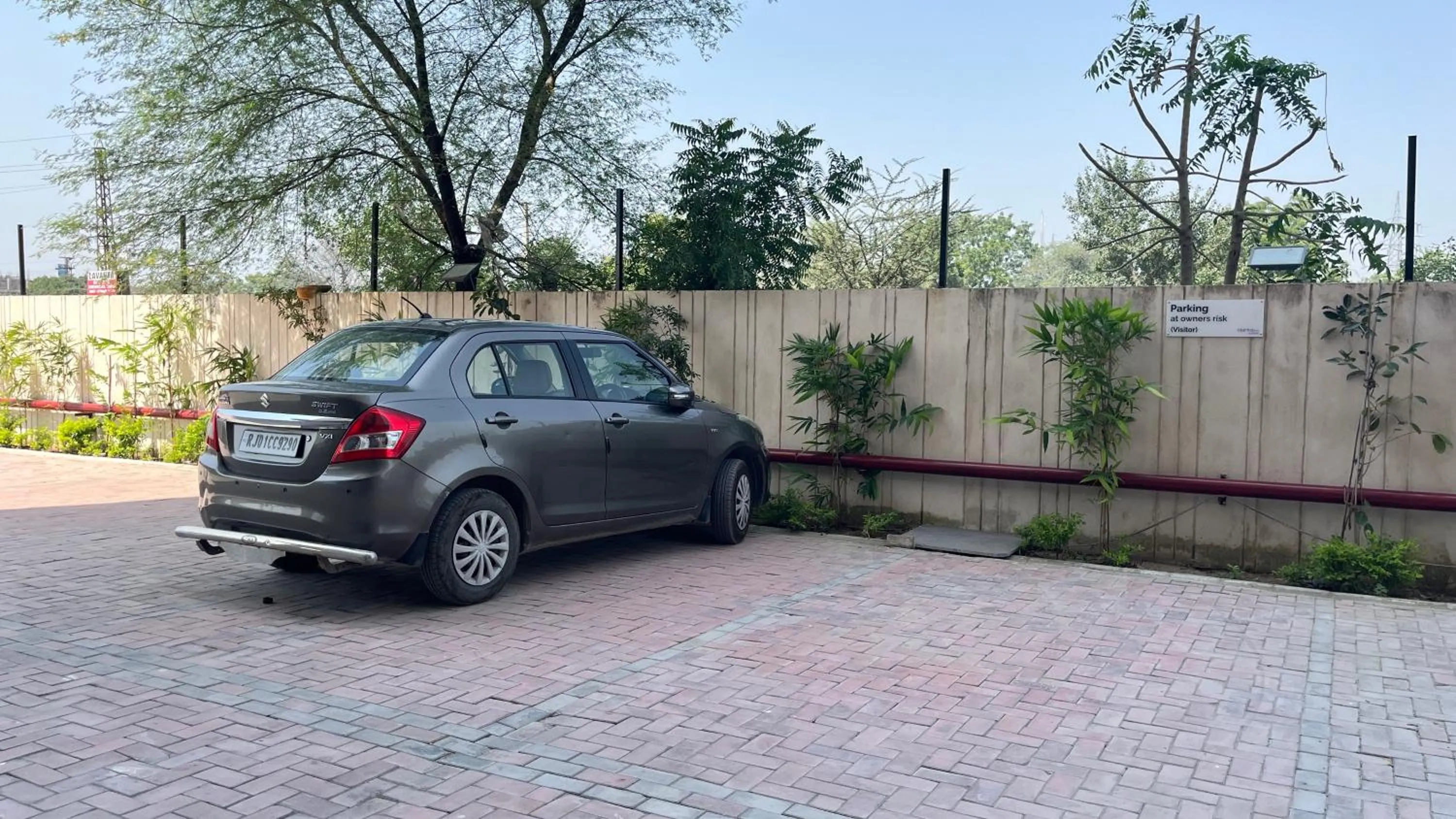 Parking in Clarks Inn Suites Jaipur