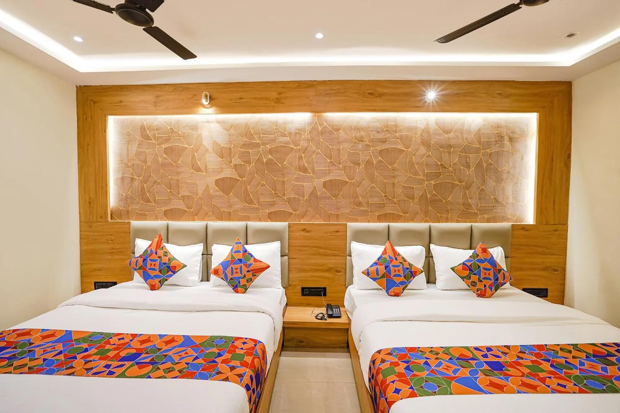 Bed in FabHotel Well Back - Nr BKC