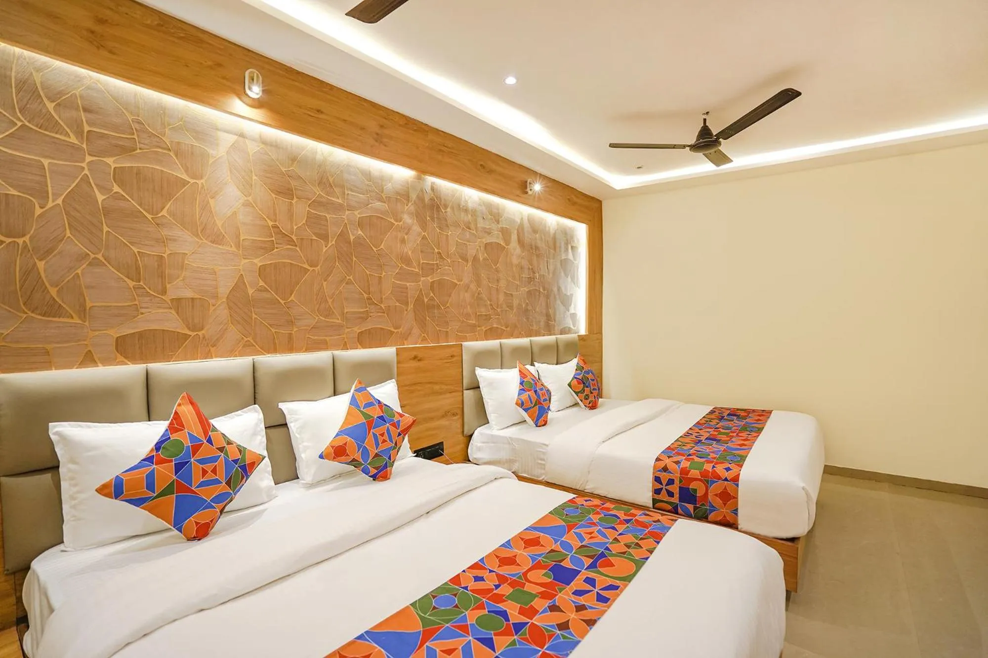 Bed in FabHotel Well Back - Nr BKC