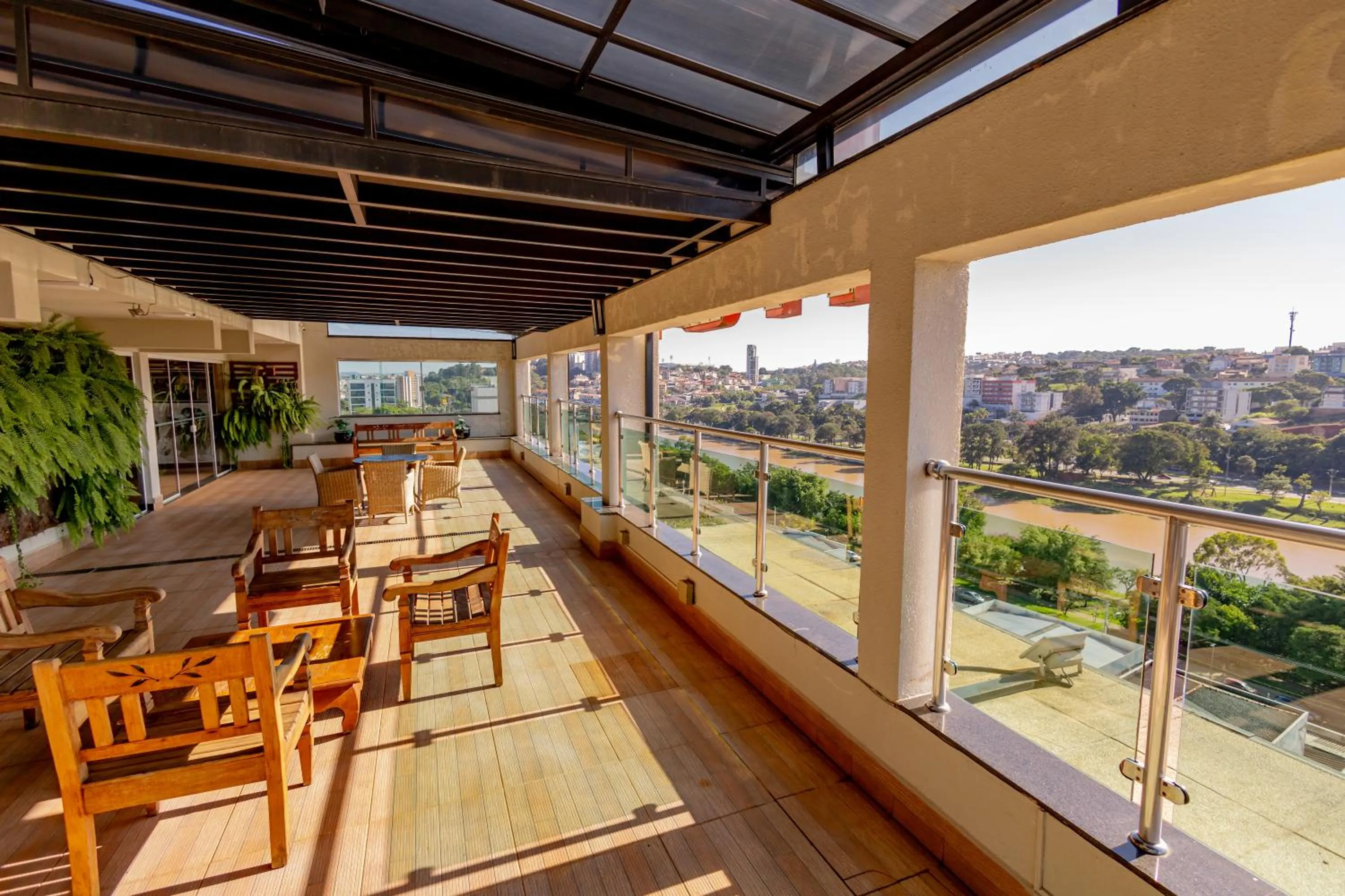 Balcony/Terrace in Padom Business Hotel