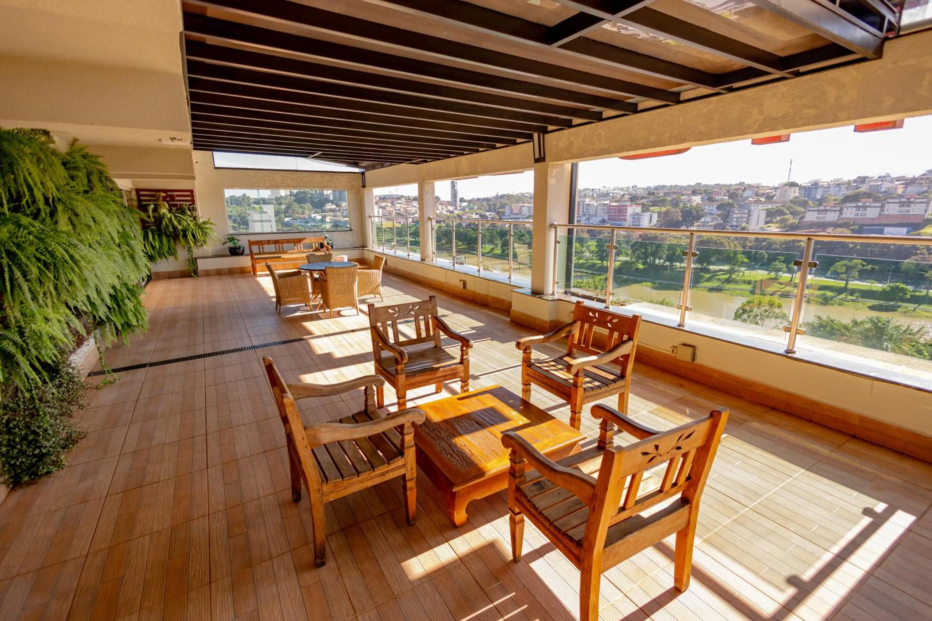 Balcony/Terrace in Padom Business Hotel