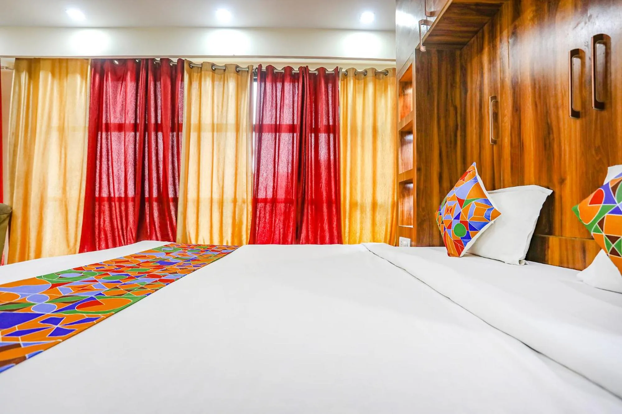 Bed in FabHotel Imperail House