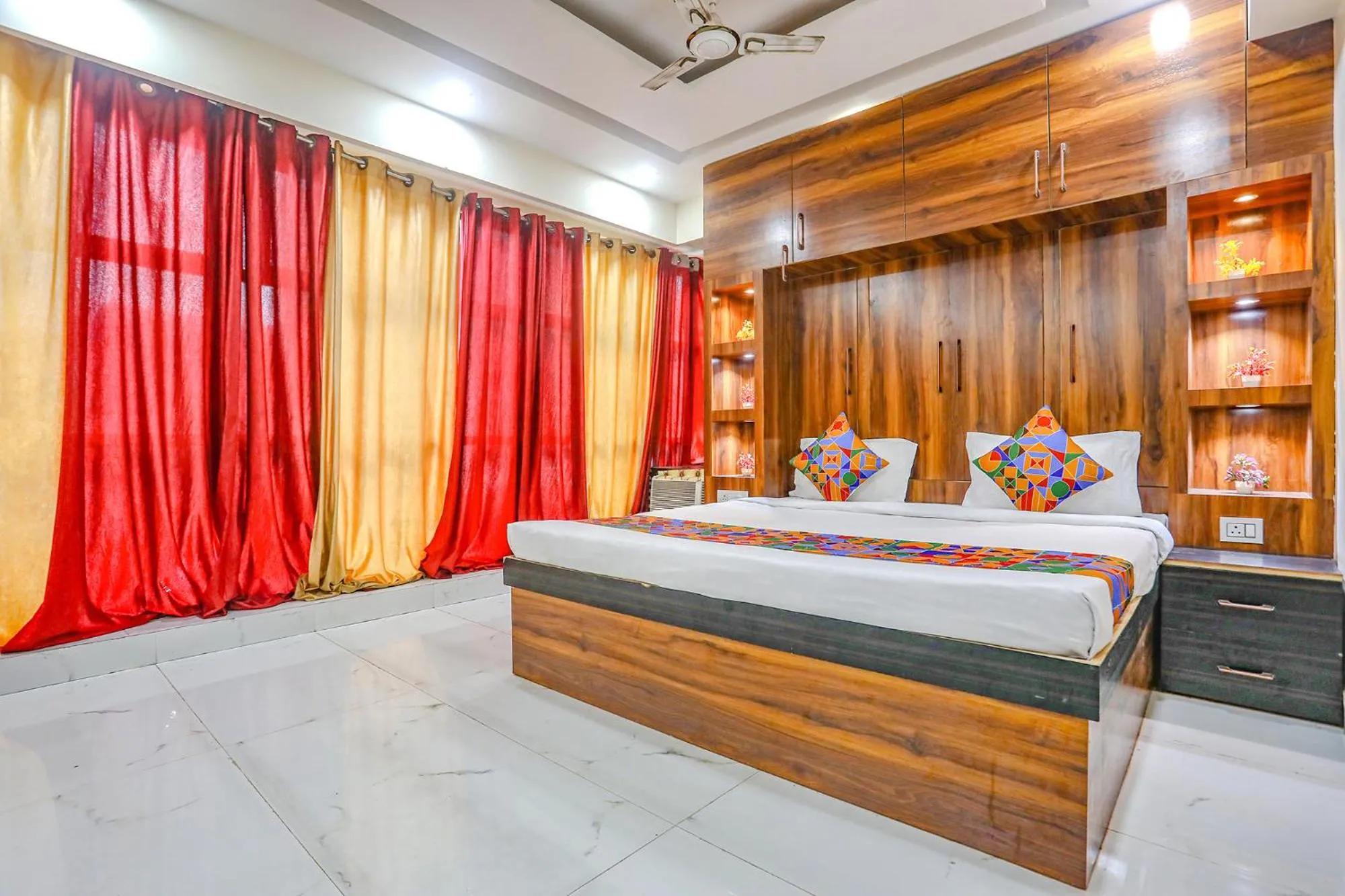 Bed in FabHotel Imperail House