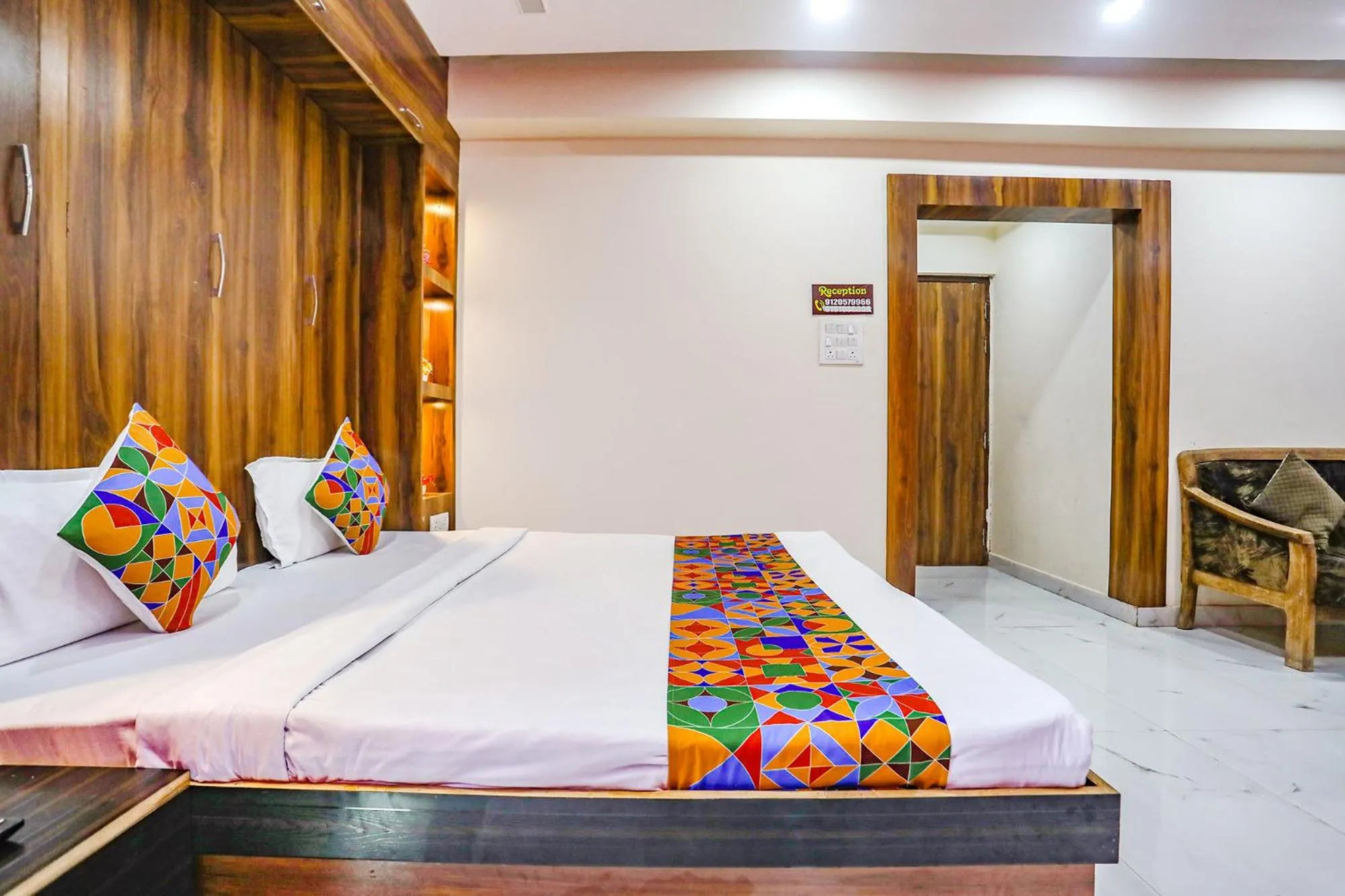 Bed in FabHotel Imperail House