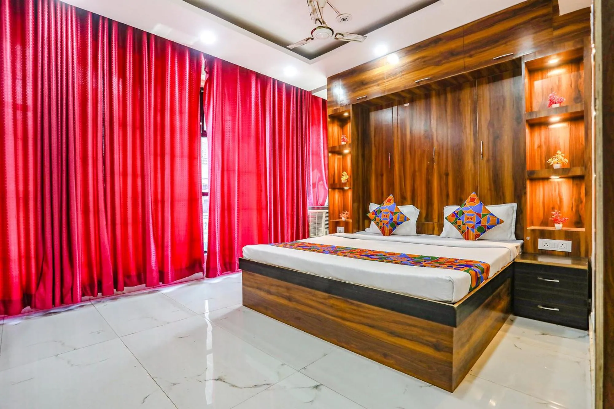 Bed in FabHotel Imperail House