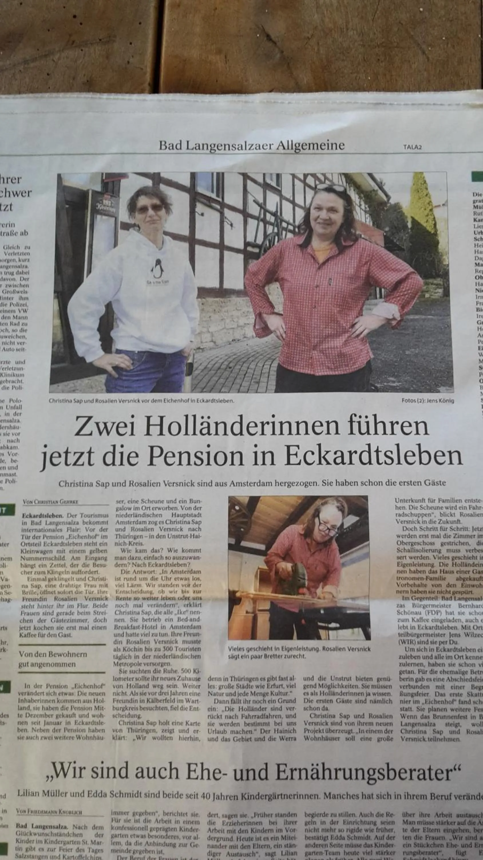 Staff in Hotel Bad Langensalza Eichenhof